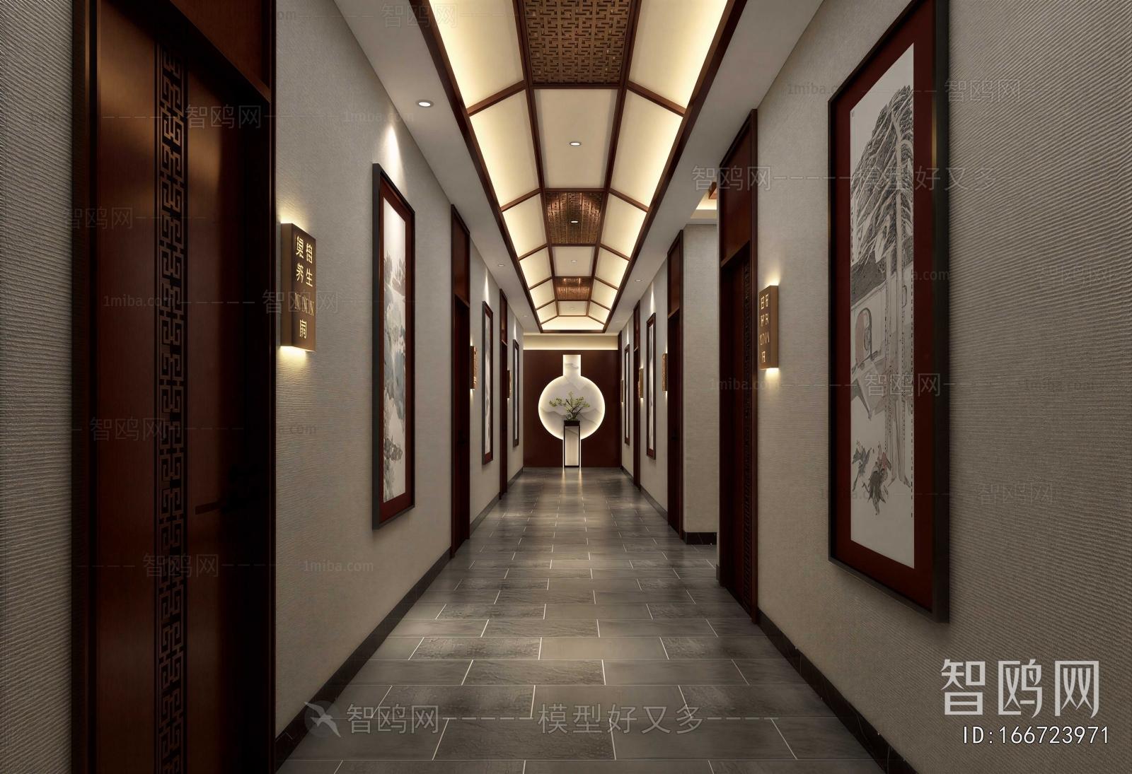 New Chinese Style Corridor