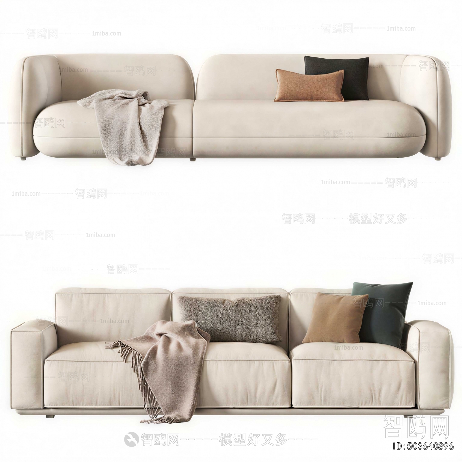 Modern Three-seat Sofa