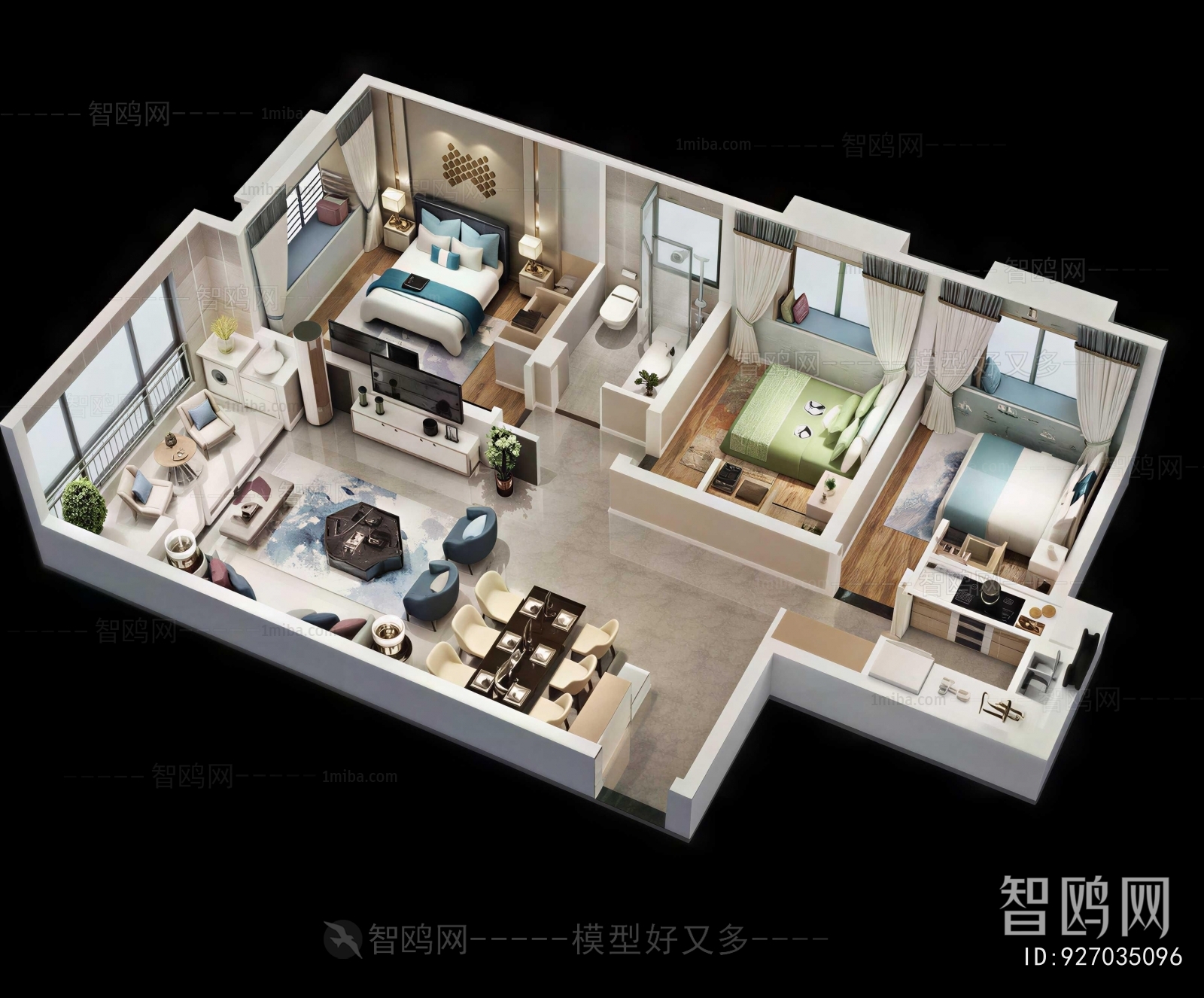 Modern A Bird's-eye View Of Home Decoration