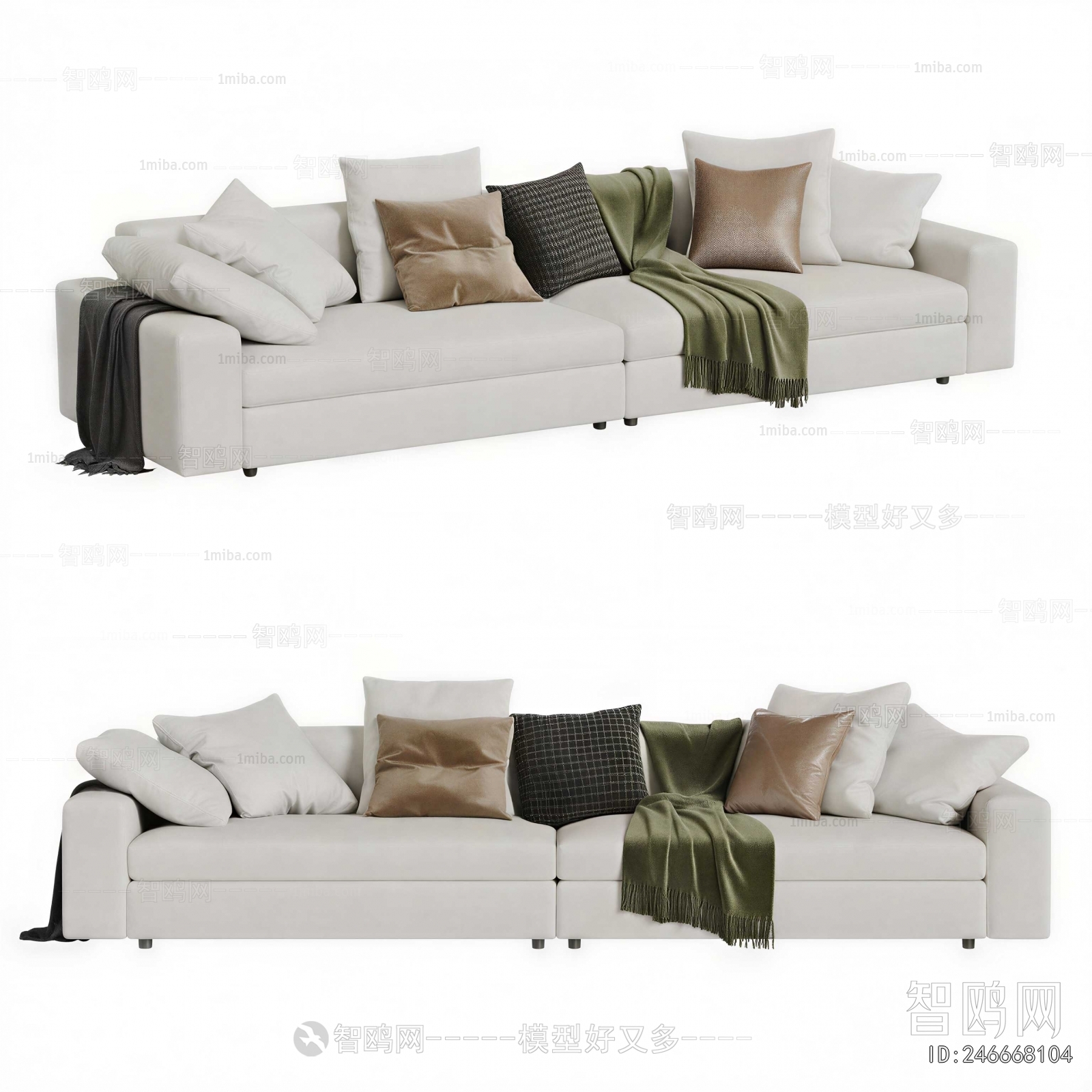 Modern Multi Person Sofa