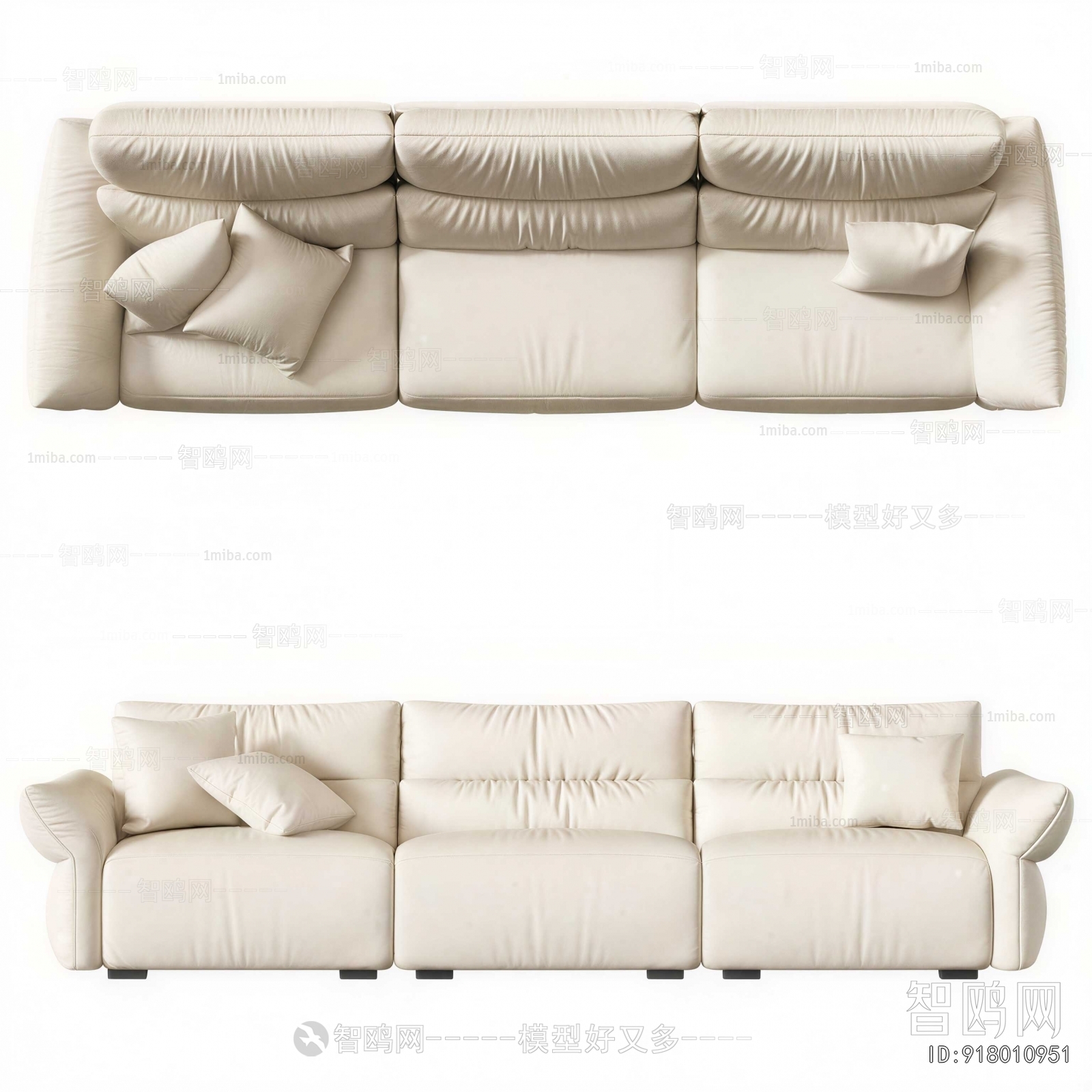 Modern Three-seat Sofa