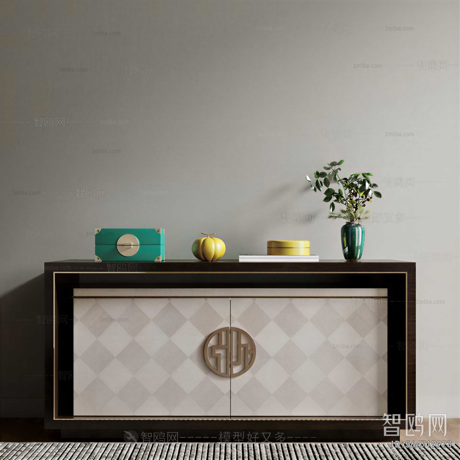 New Chinese Style Side Cabinet