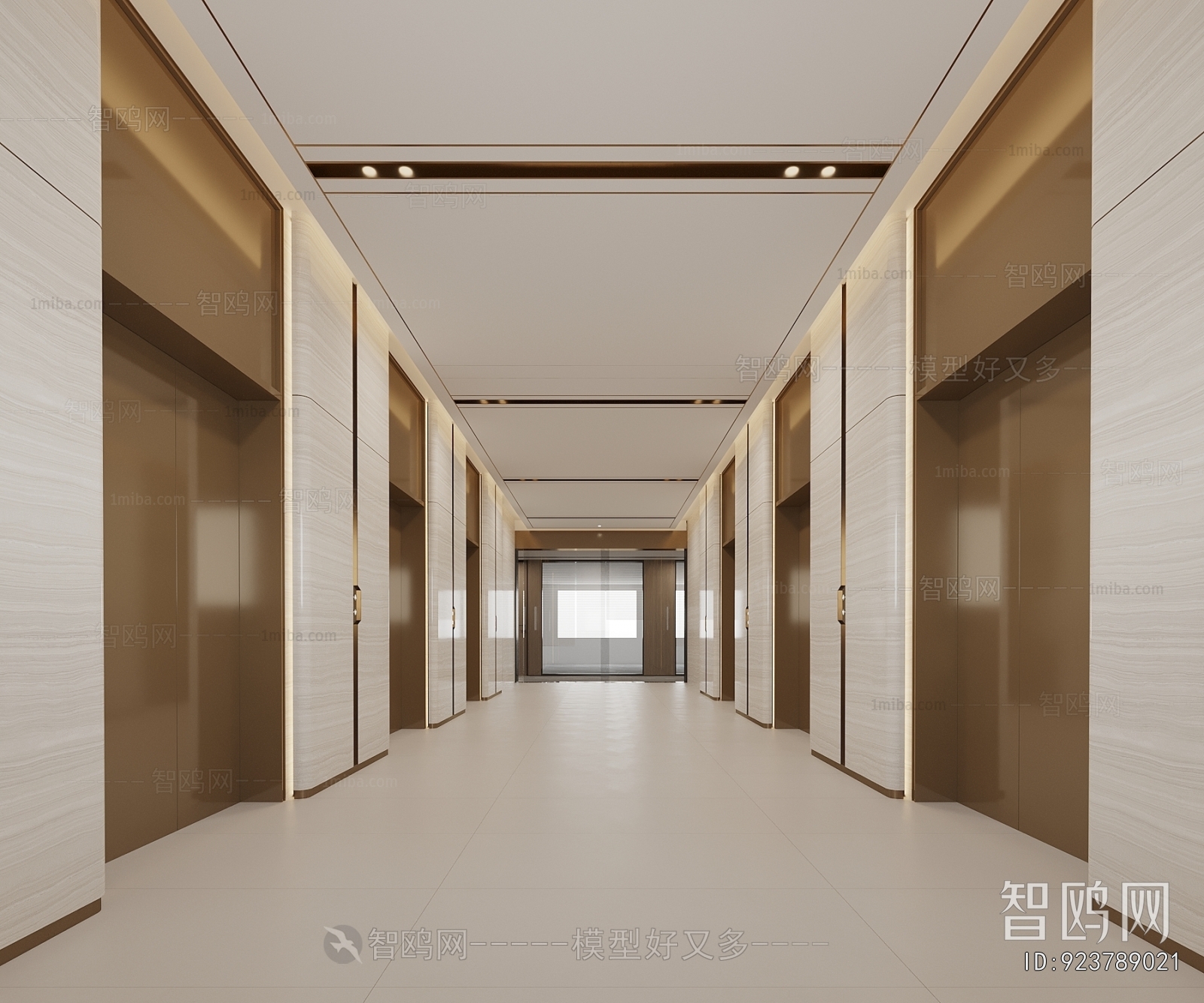 Modern Corridor/elevator Hall