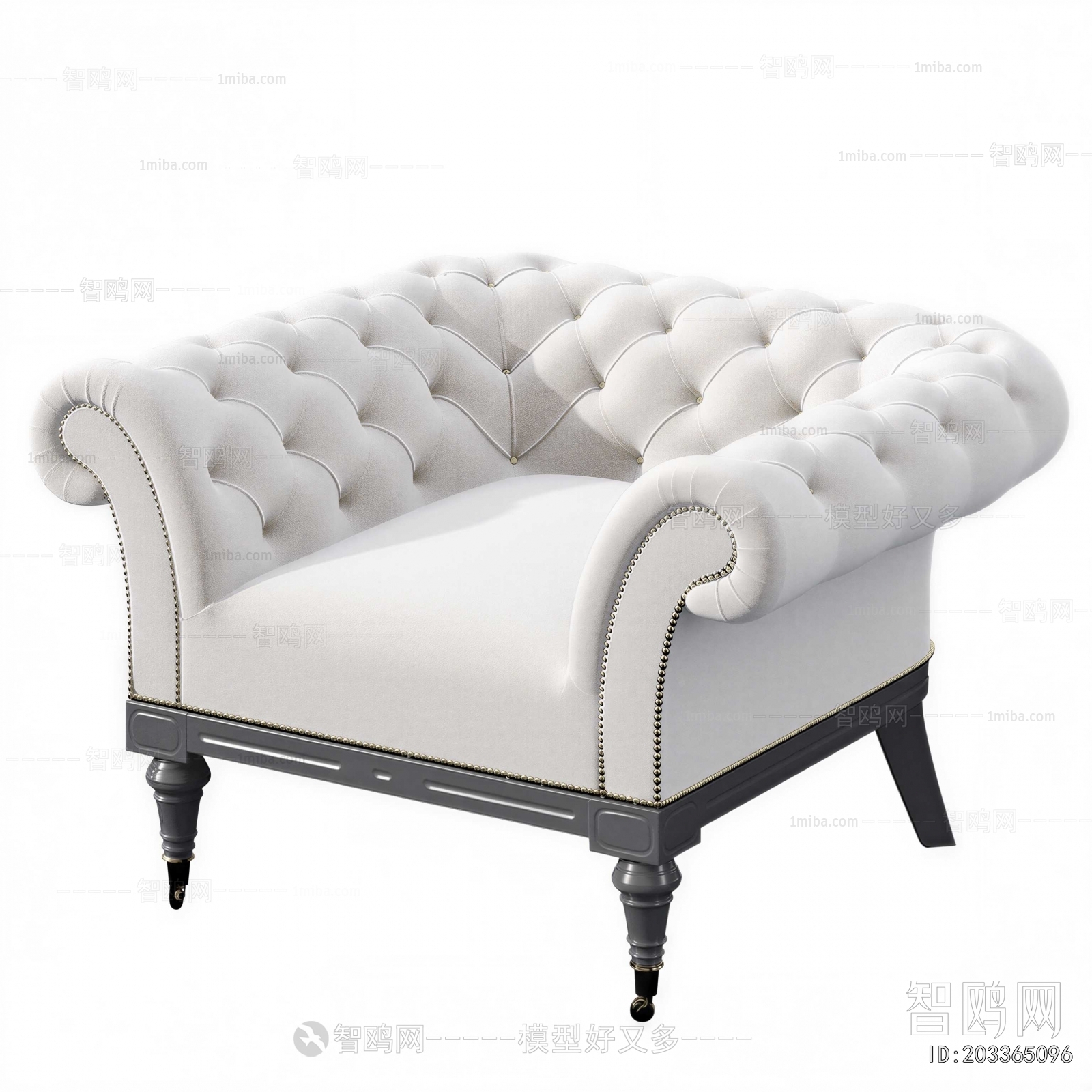 European Style Single Sofa