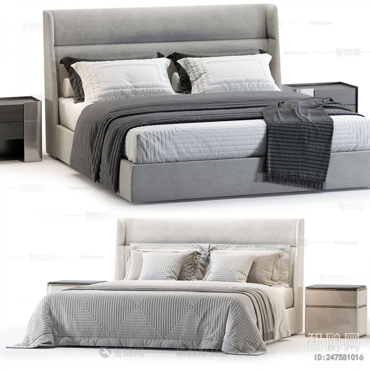 Modern Double Bed