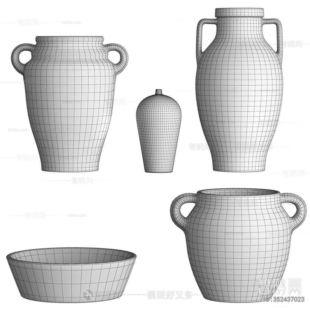 Wabi-sabi Style Clay Pot