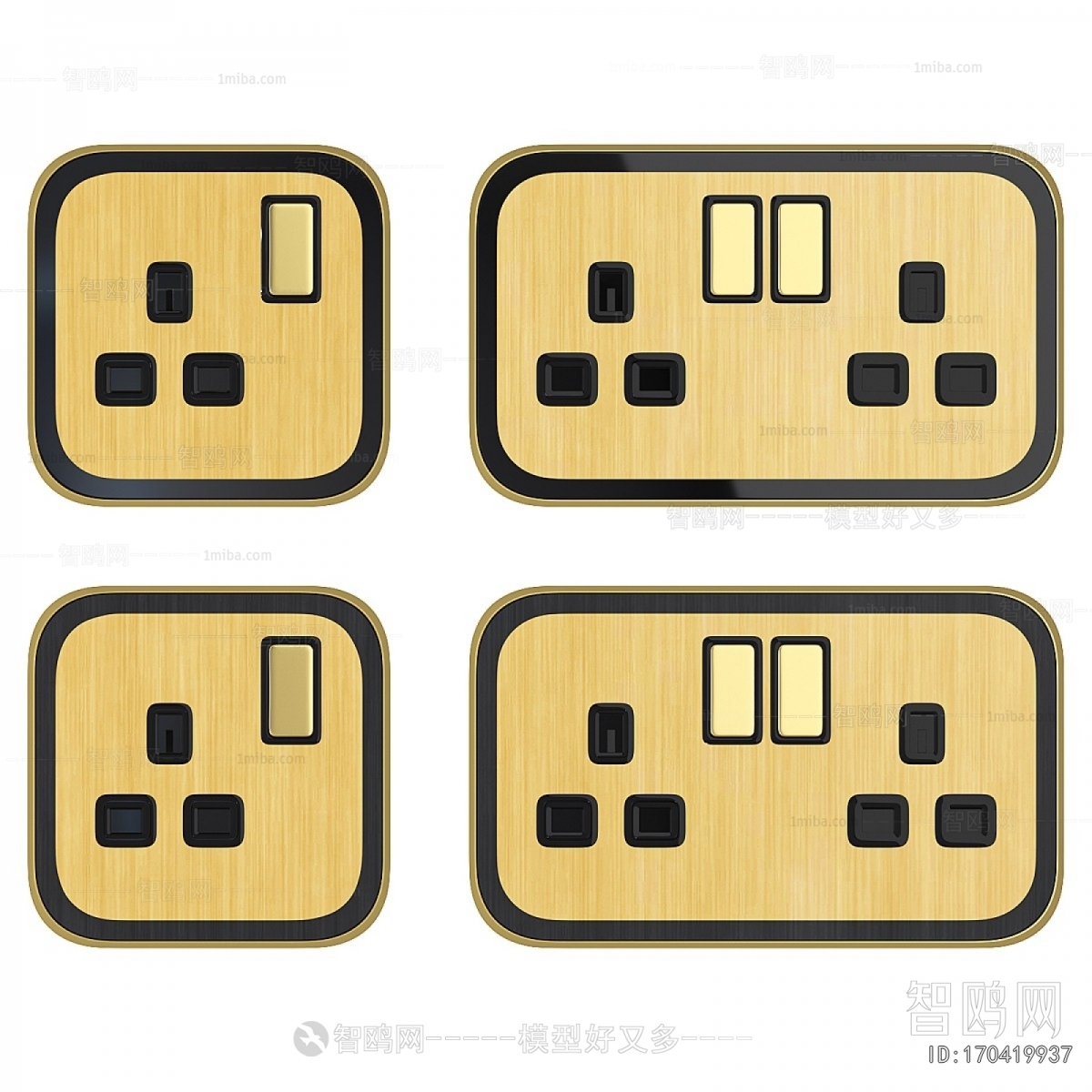 Modern Switch Socket Panel