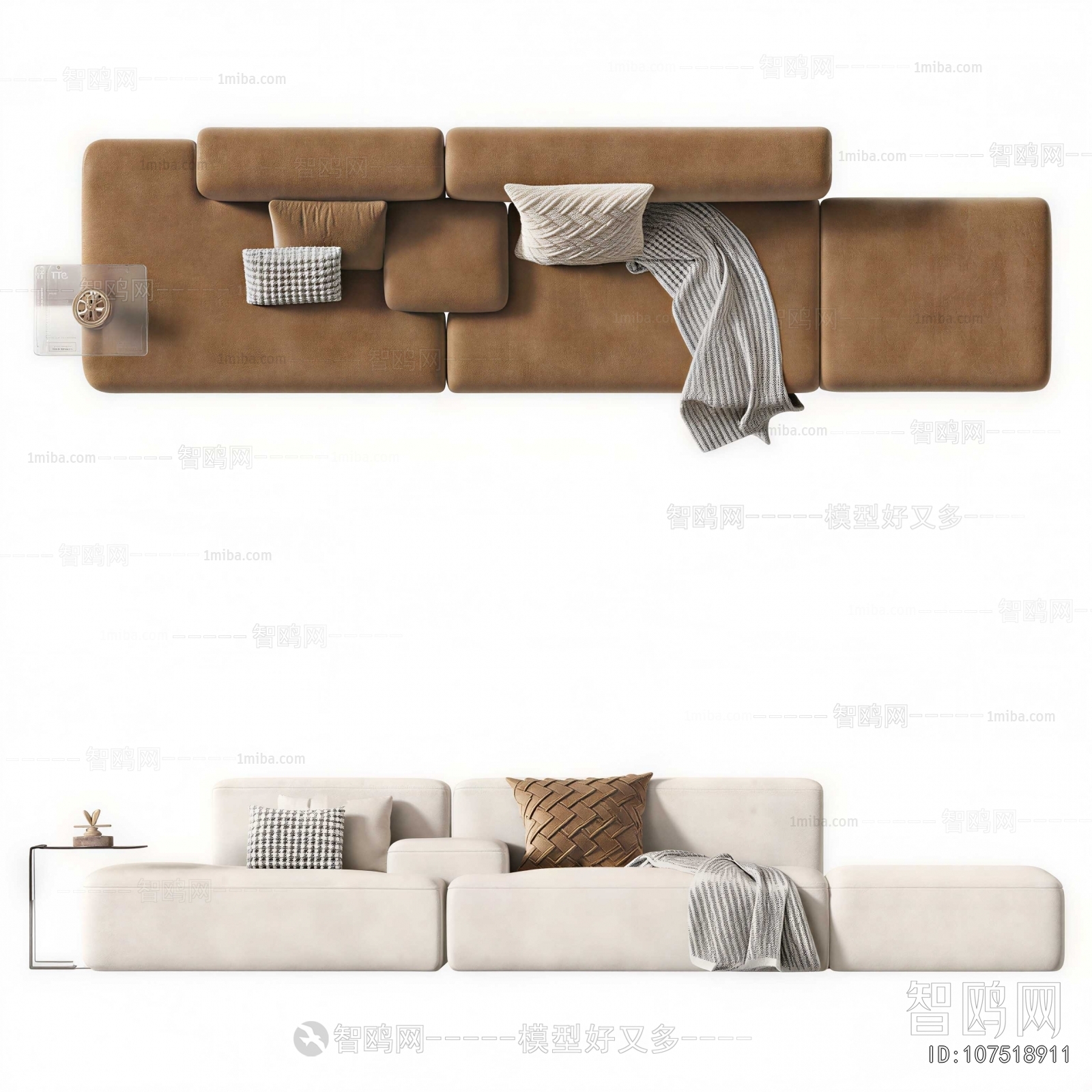 Modern Three-seat Sofa