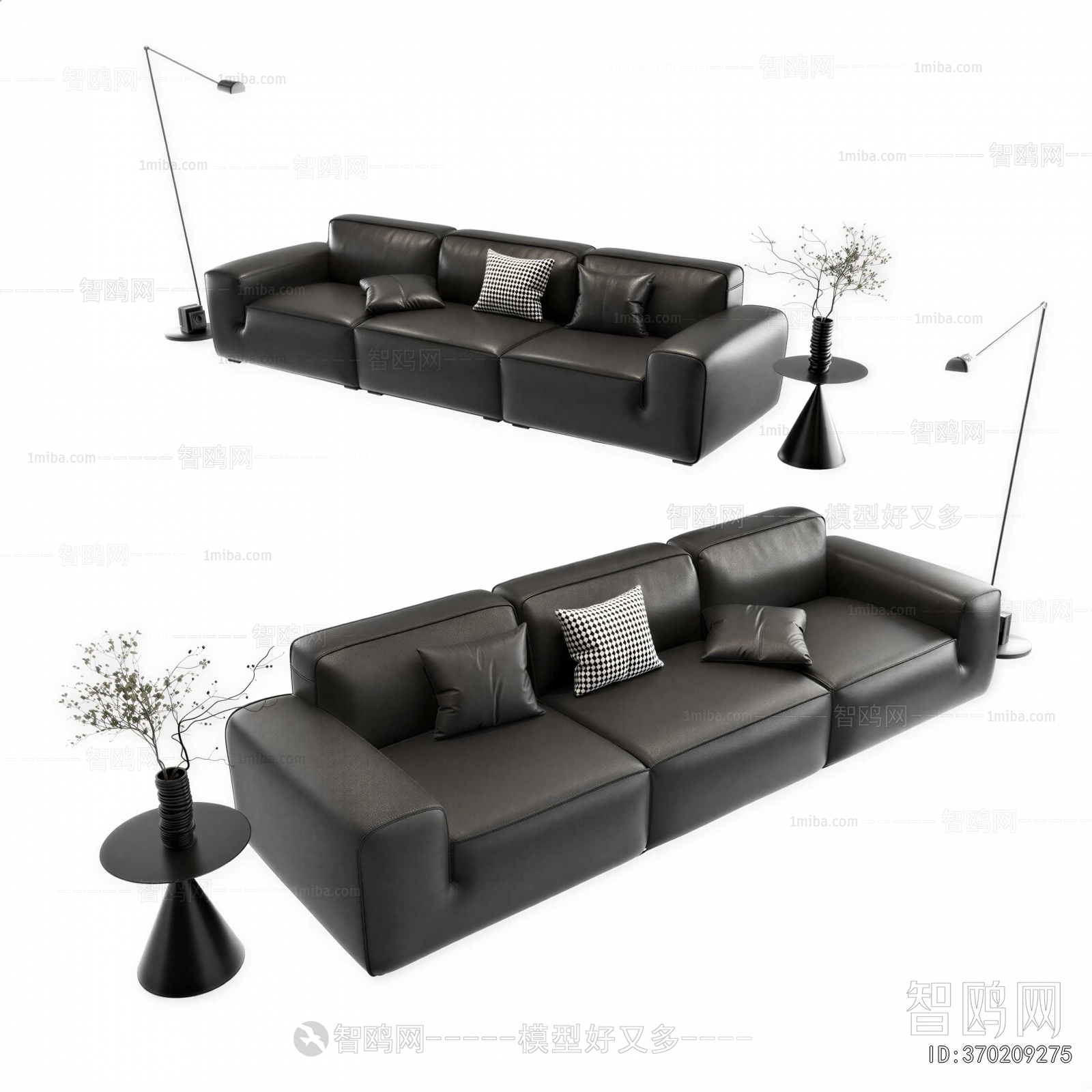 Modern Three-seat Sofa