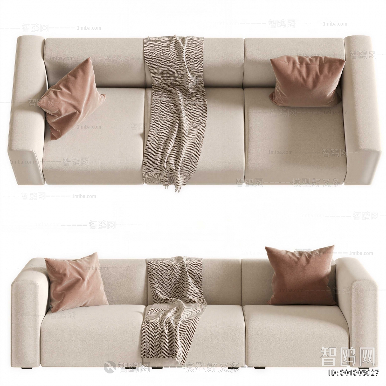 Modern Three-seat Sofa