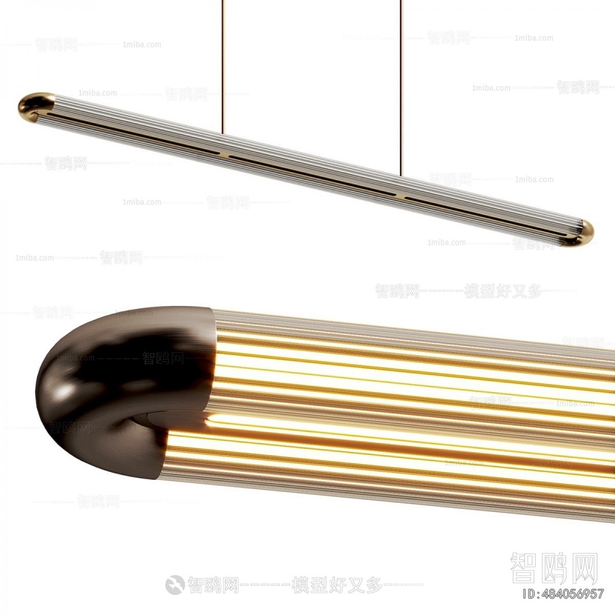 Modern Long Chandelier