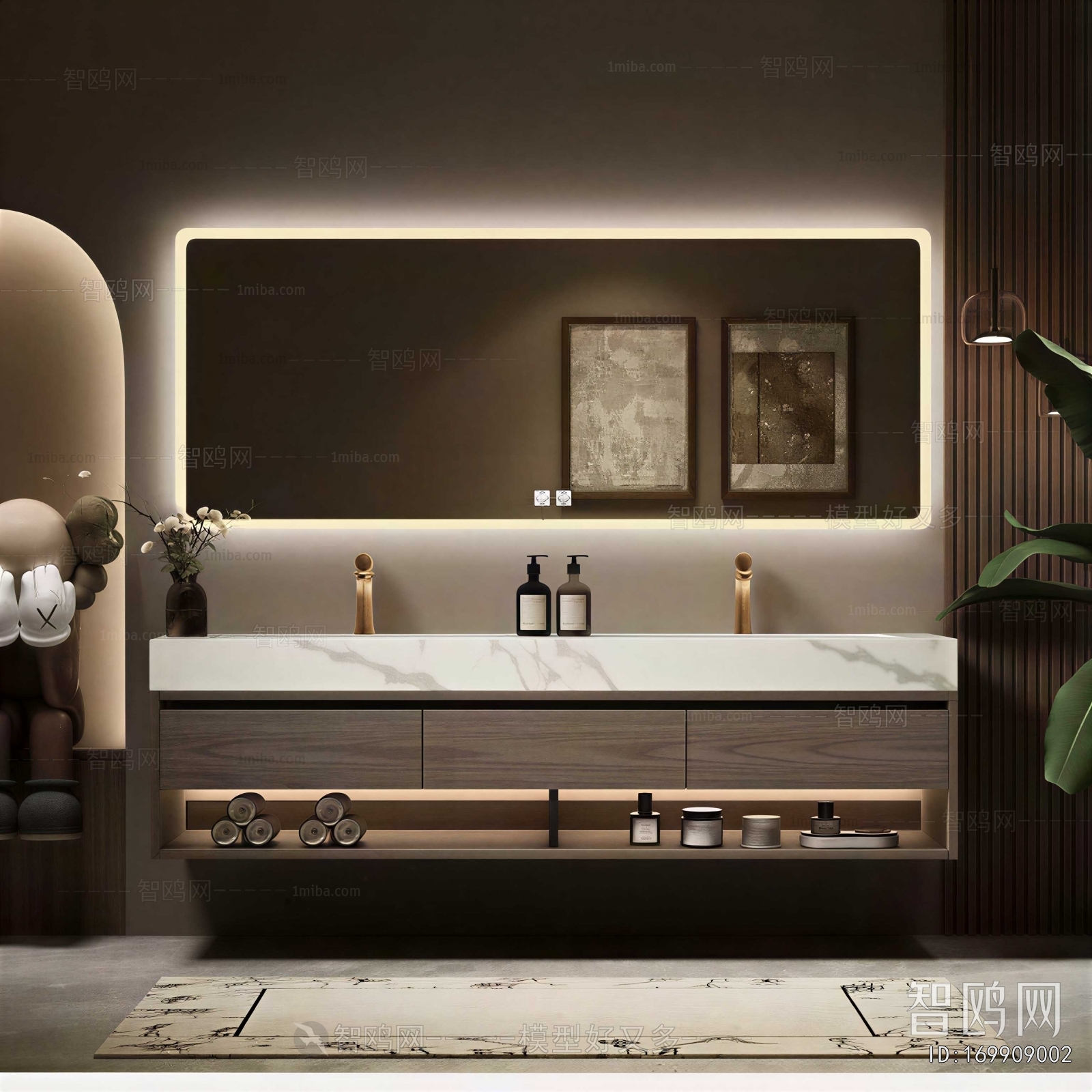 Modern Bathroom Cabinet