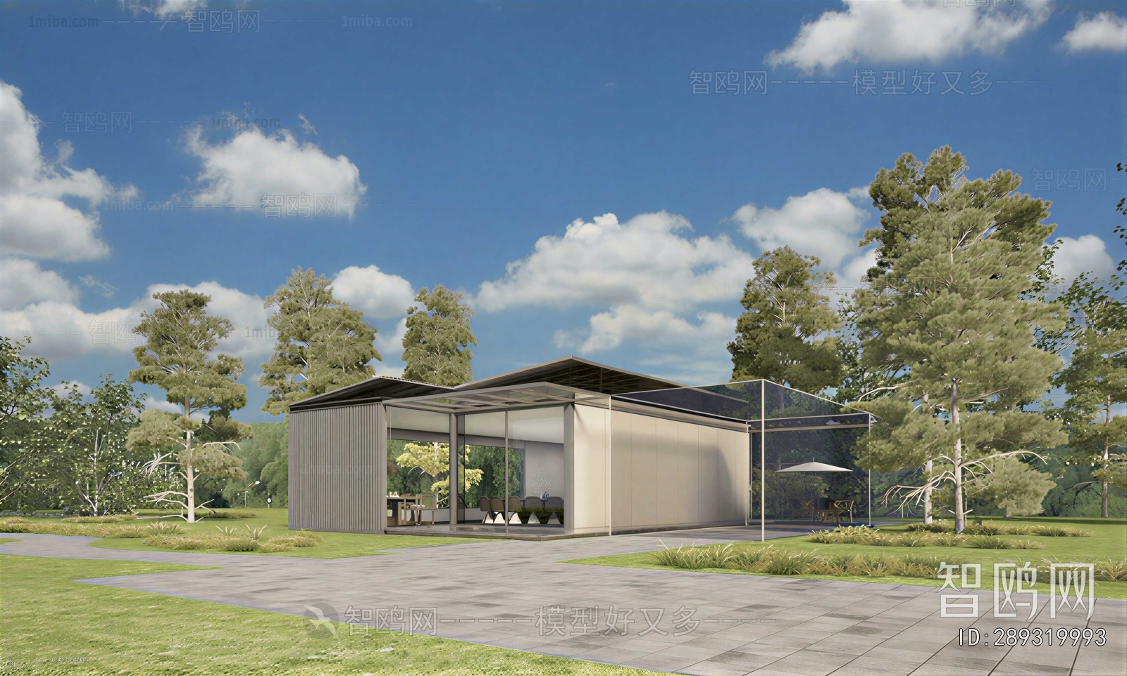 Modern Courtyard/landscape