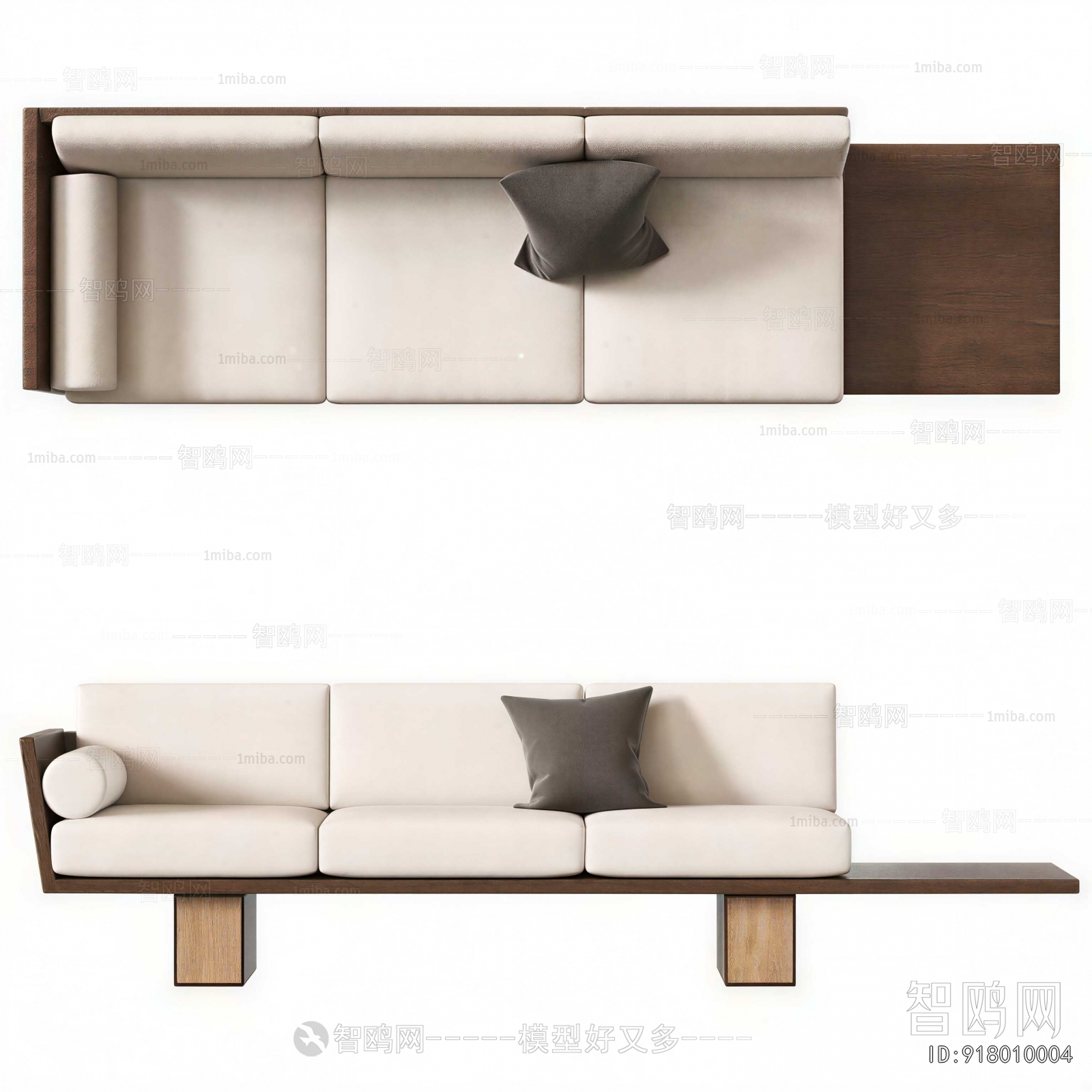 Modern Three-seat Sofa