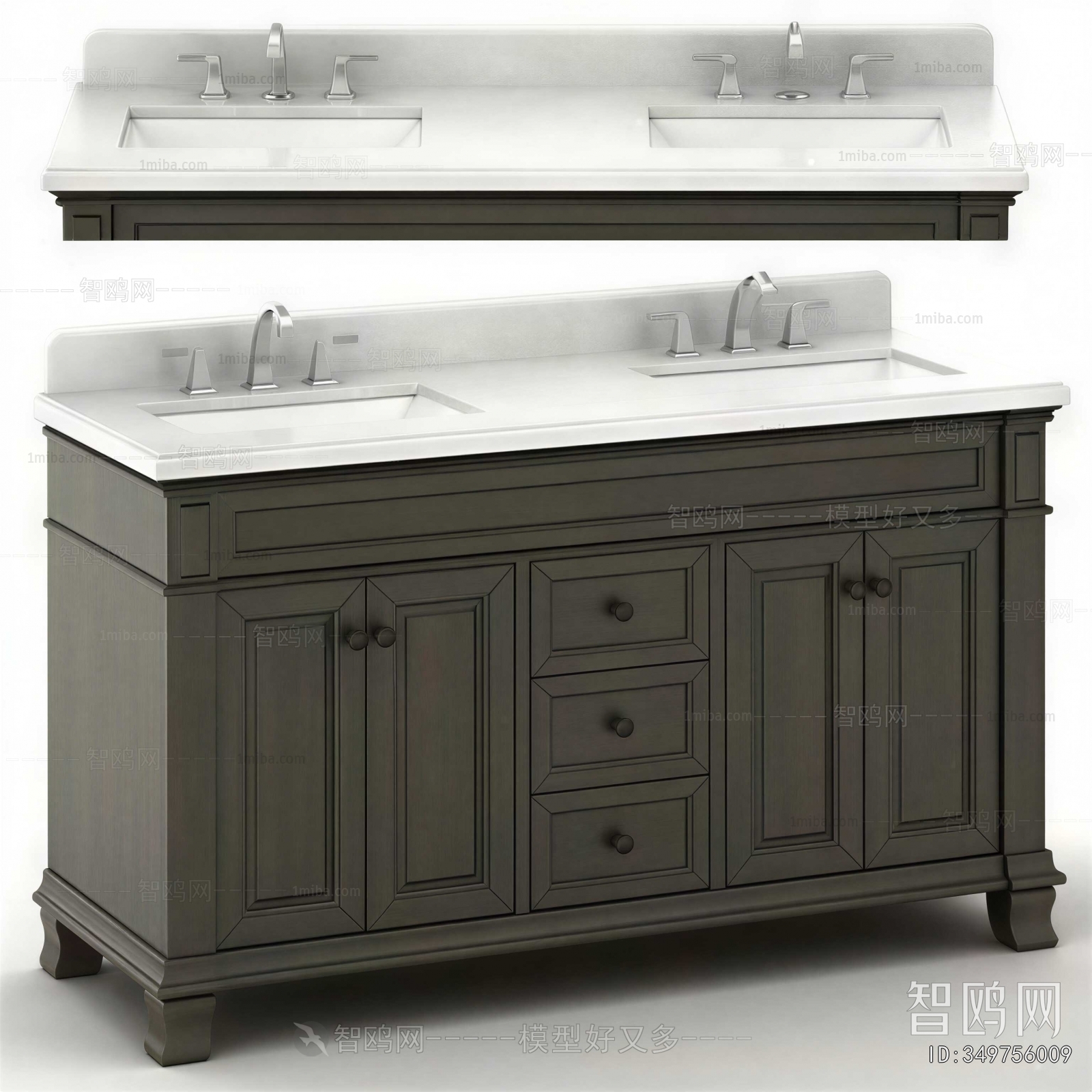 European Style Bathroom Cabinet