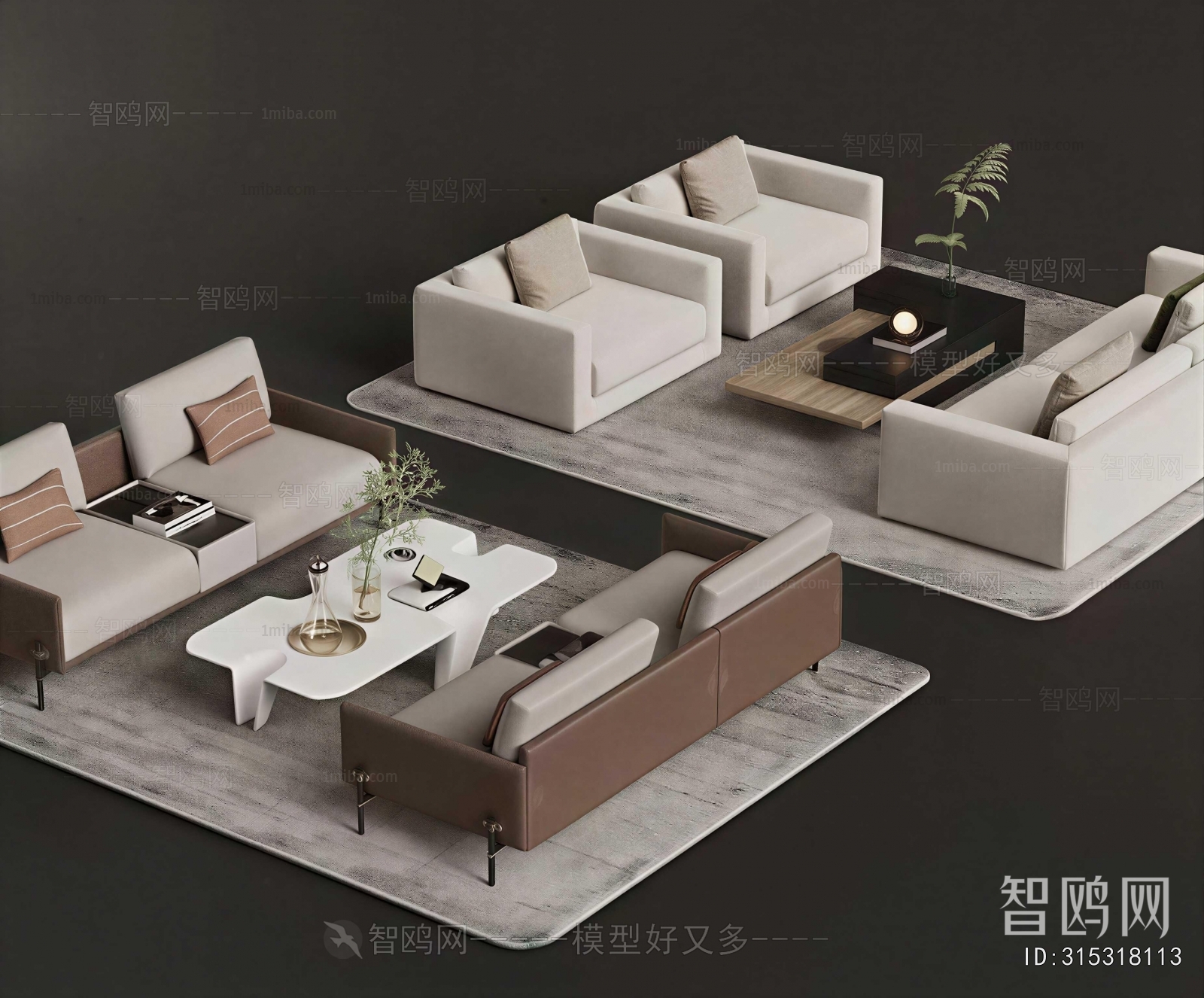 Modern Card Seat Sofa