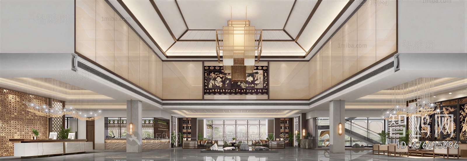 New Chinese Style Lobby Hall