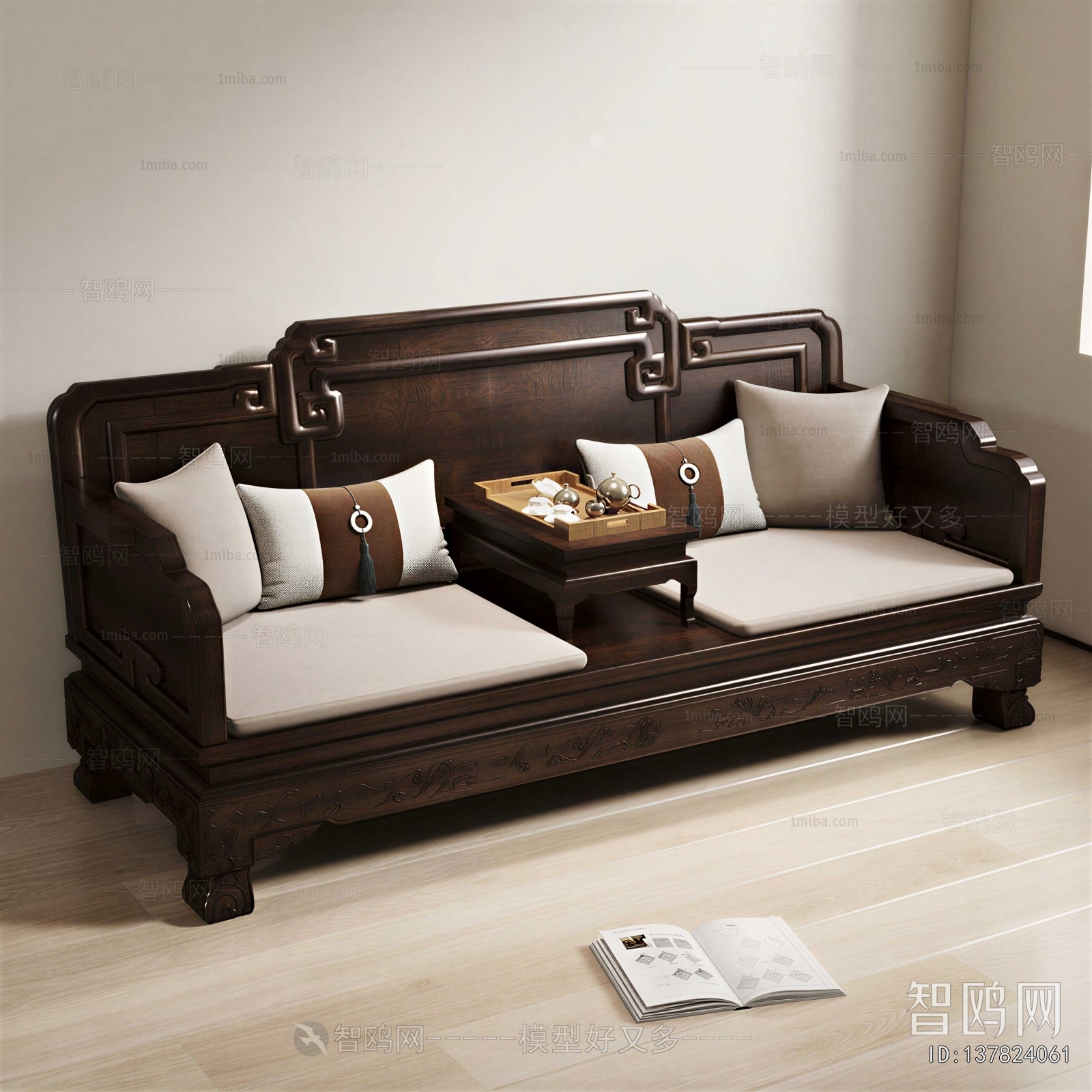 New Chinese Style Arhat Bed