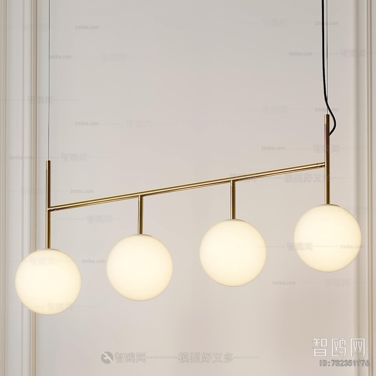 Modern Long Chandelier