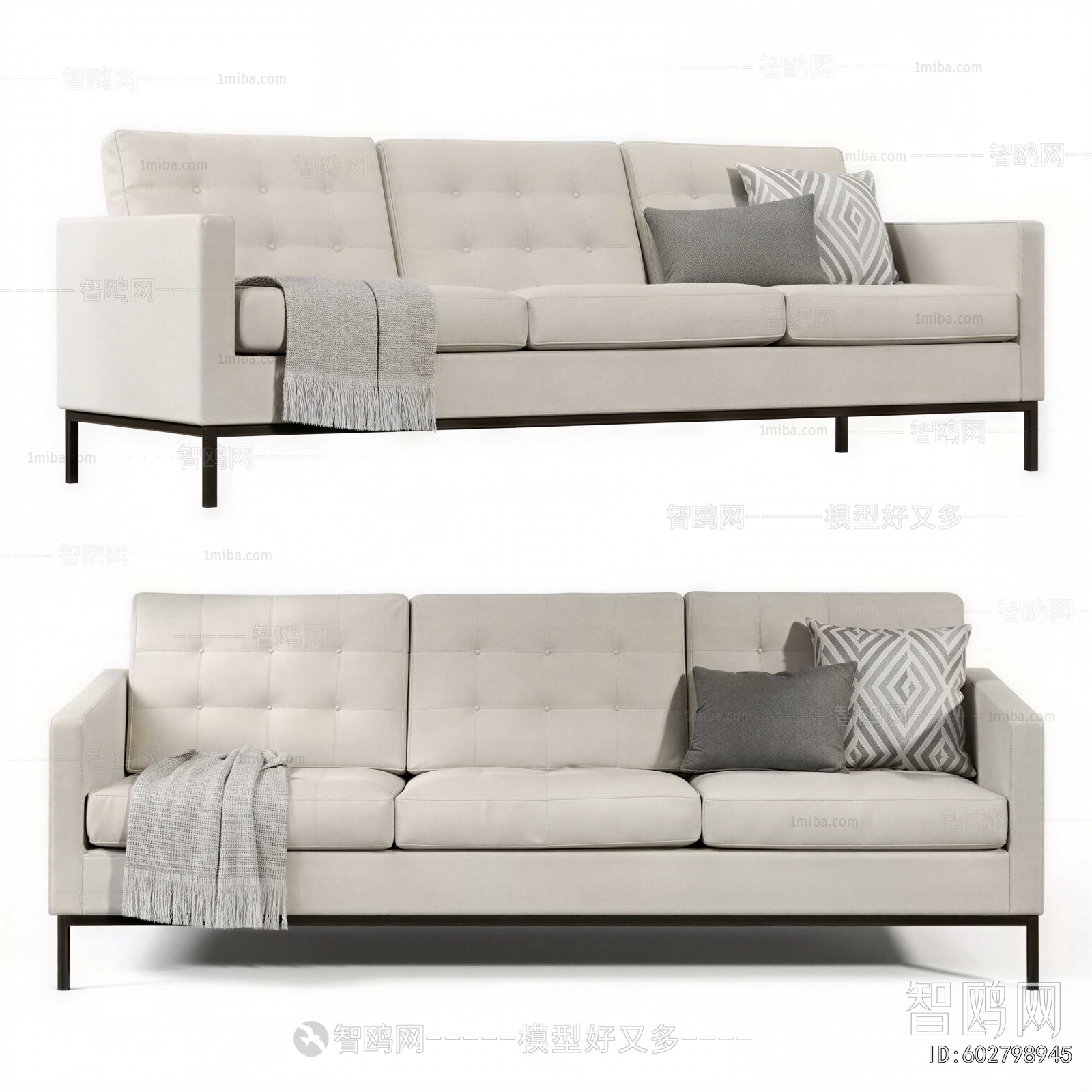 Modern Three-seat Sofa
