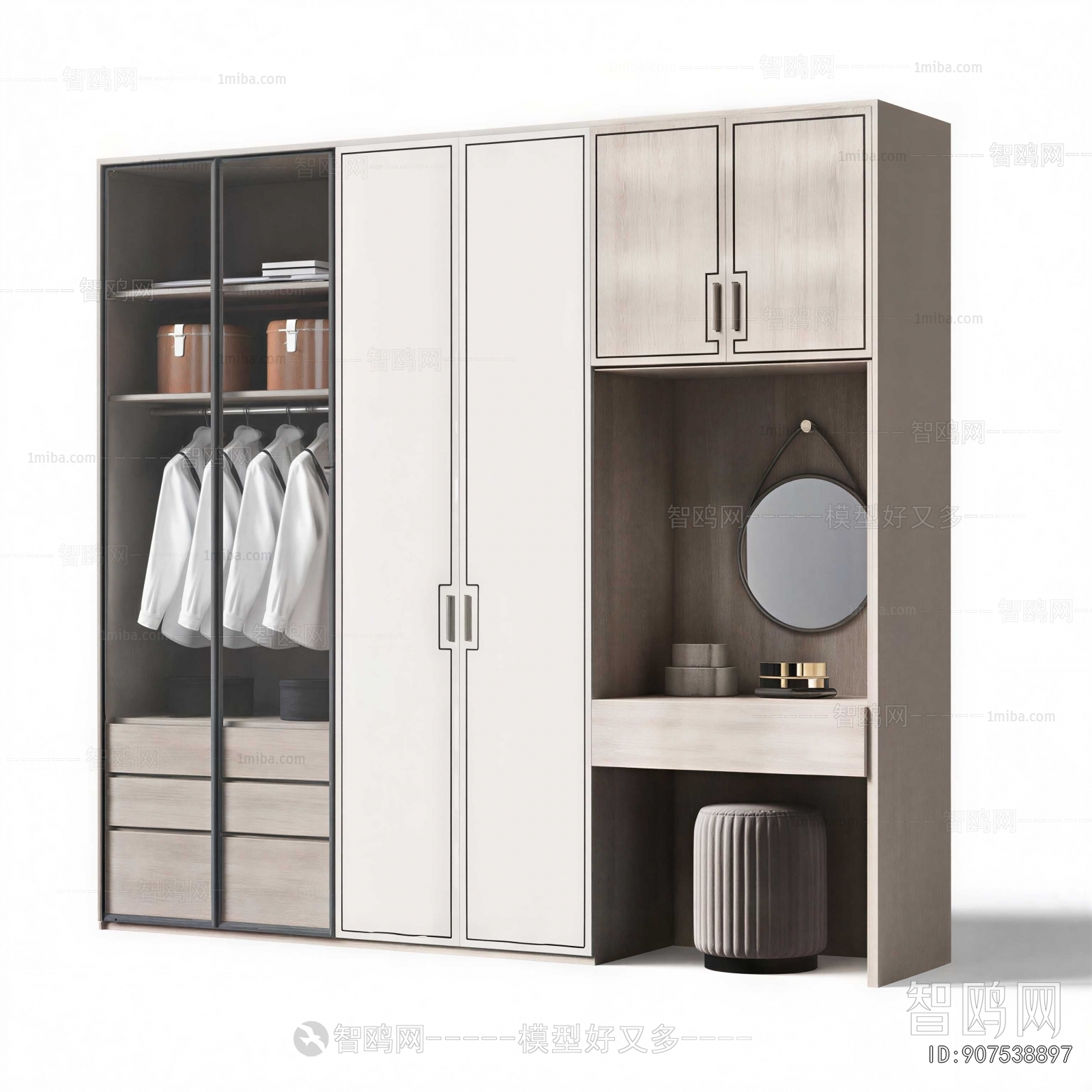 New Chinese Style The Wardrobe