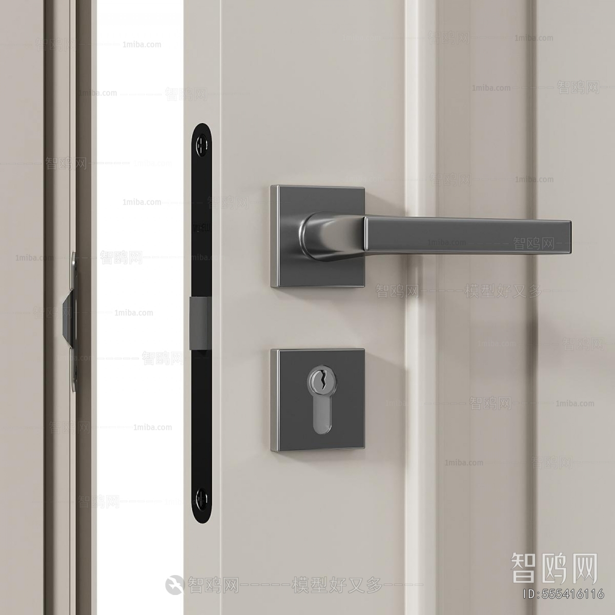 Simple European Style Single Door