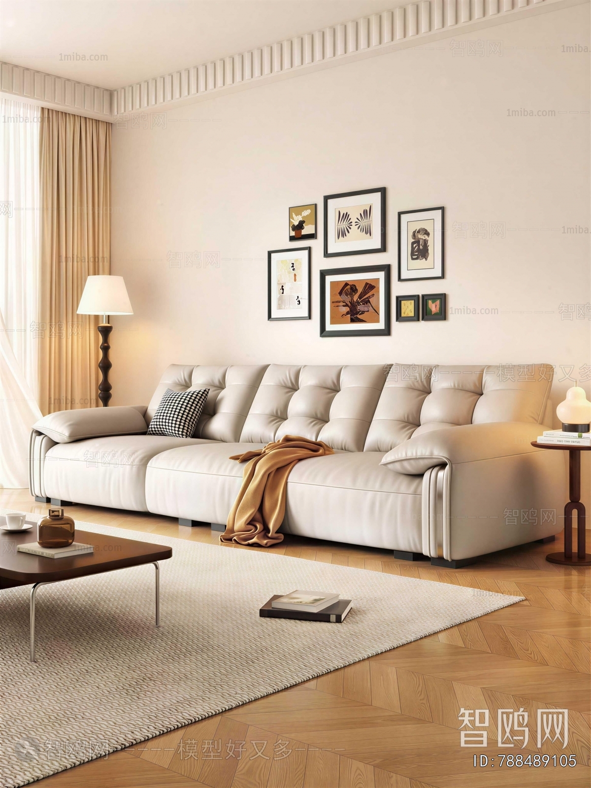 Modern Three-seat Sofa