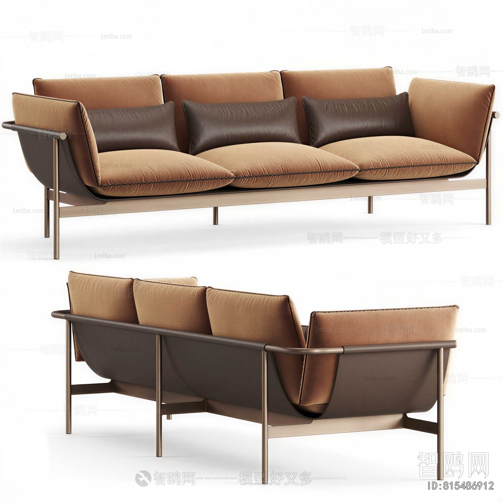 Modern Three-seat Sofa
