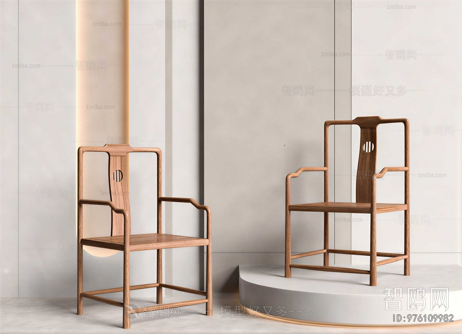 New Chinese Style Lounge Chair