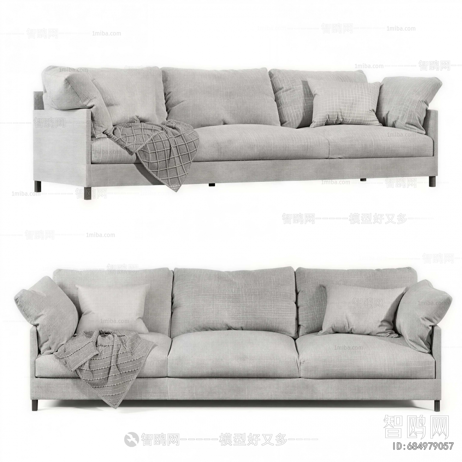 Modern Three-seat Sofa