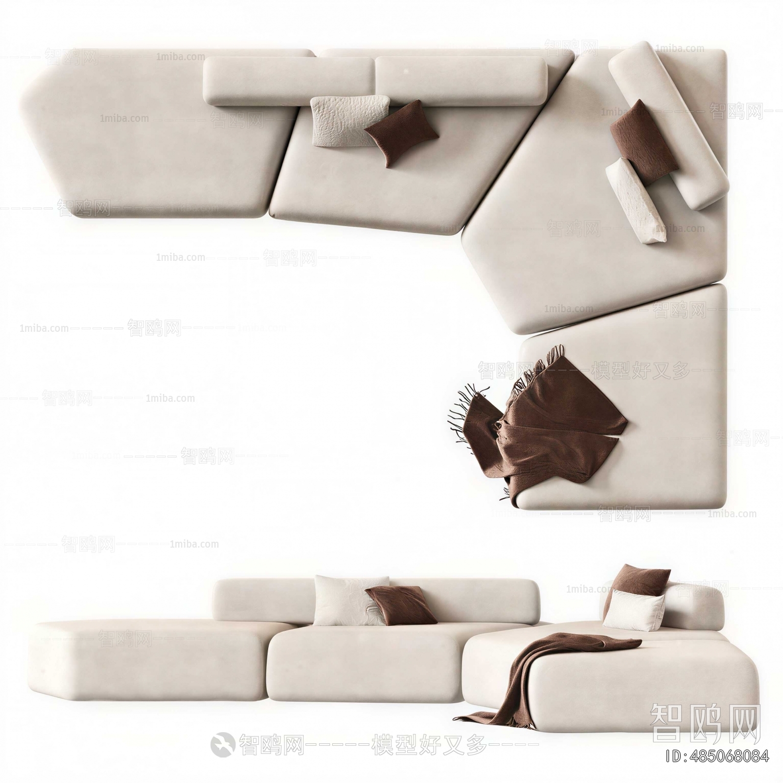 Modern Curved Sofa