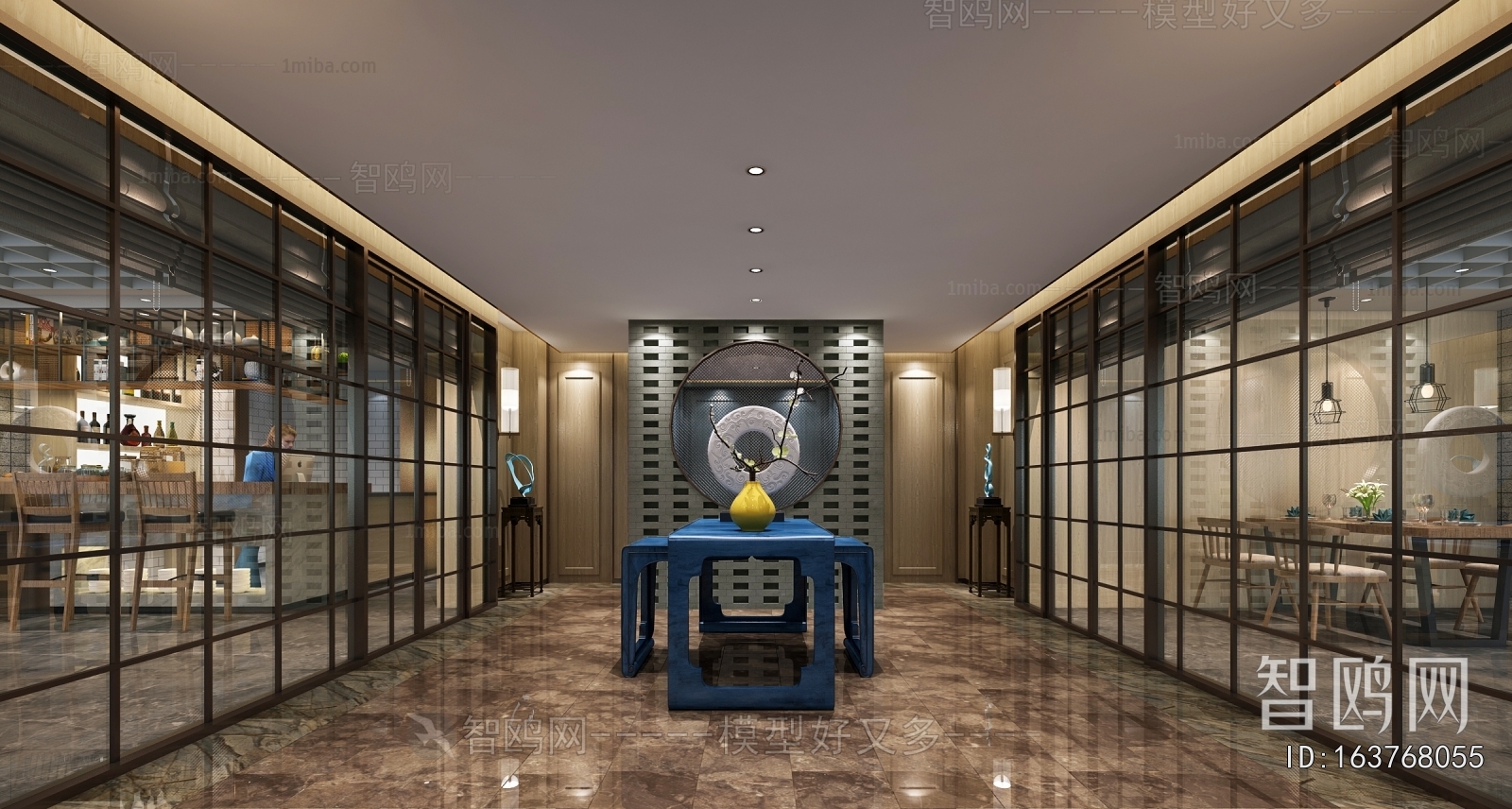 New Chinese Style Hallway