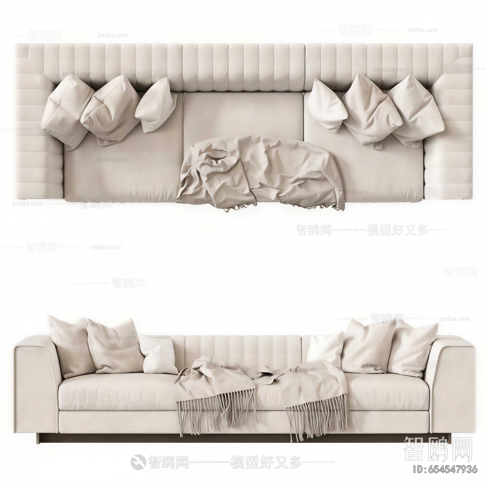 Modern Three-seat Sofa