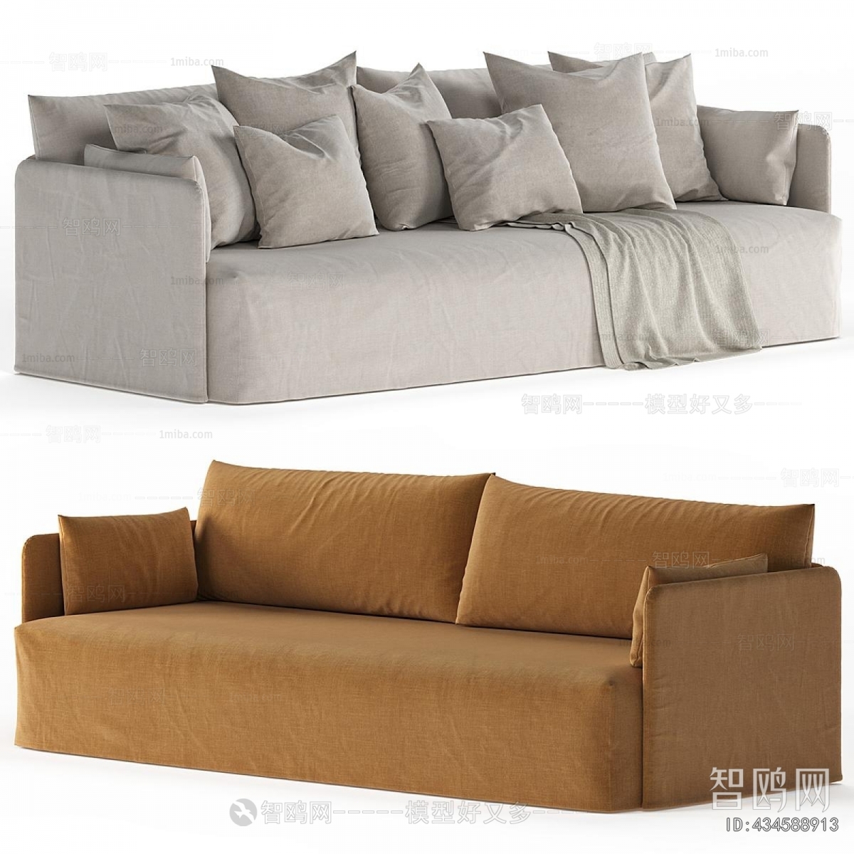 Modern Three-seat Sofa
