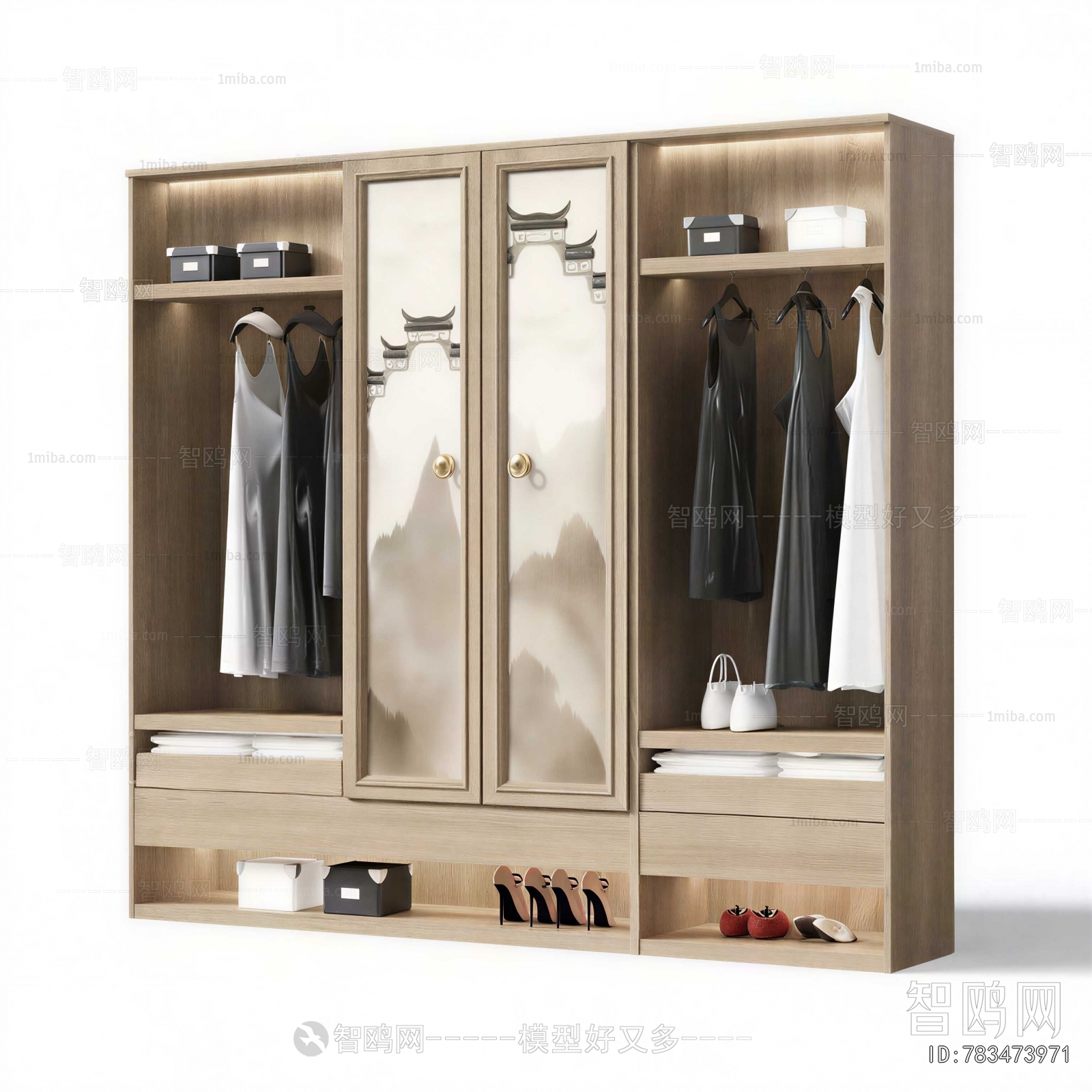 New Chinese Style The Wardrobe