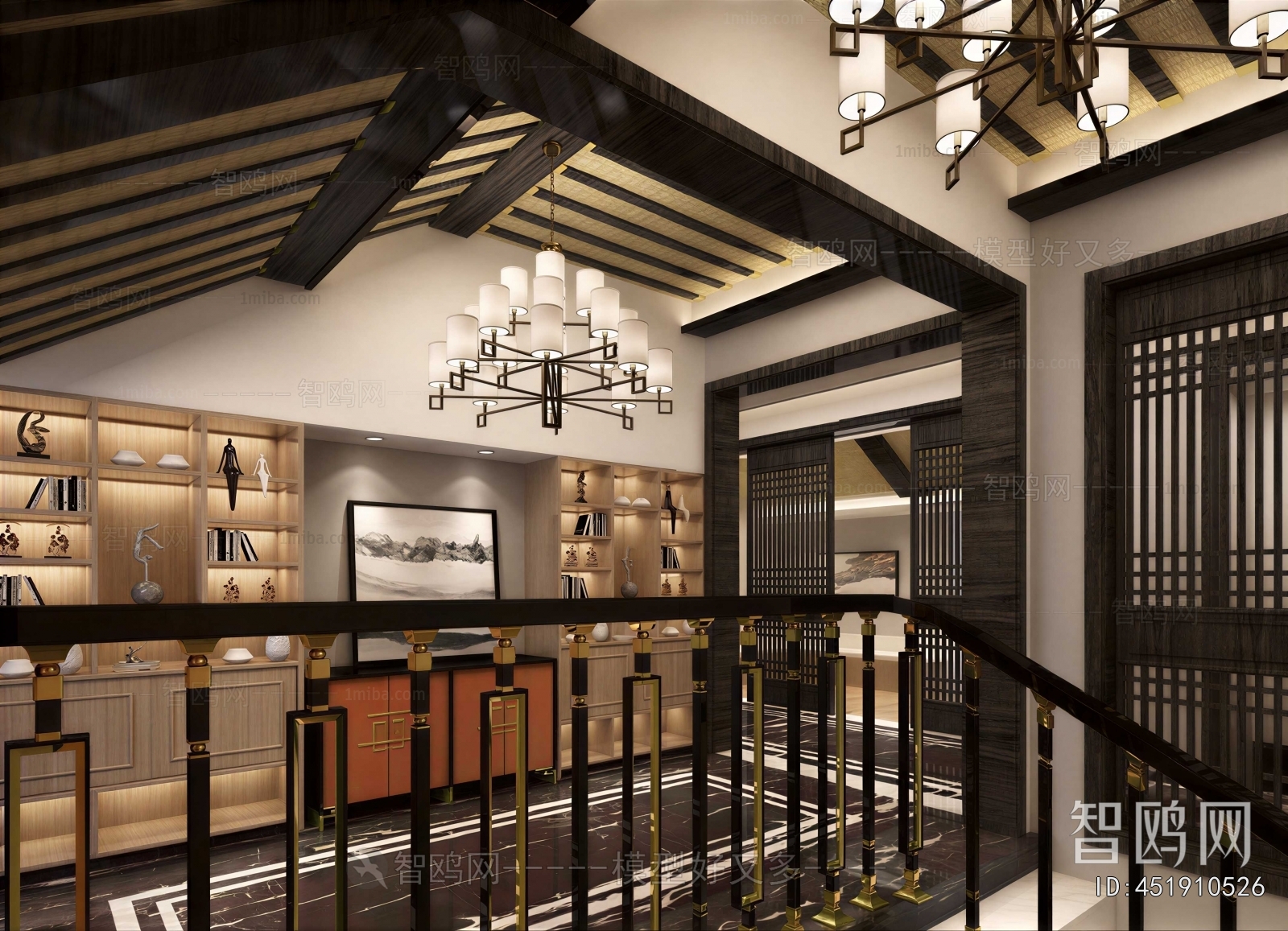 New Chinese Style Hallway