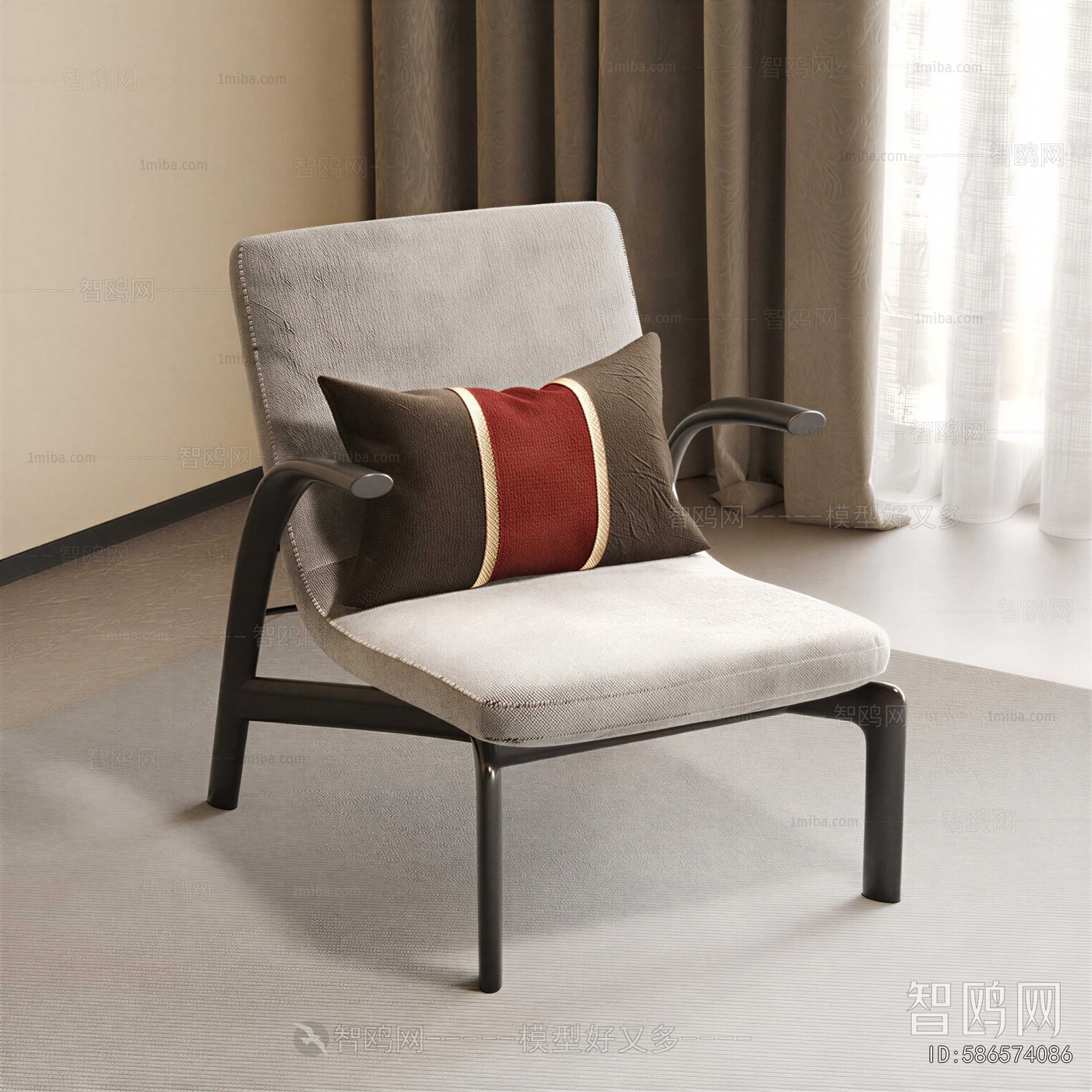 New Chinese Style Lounge Chair