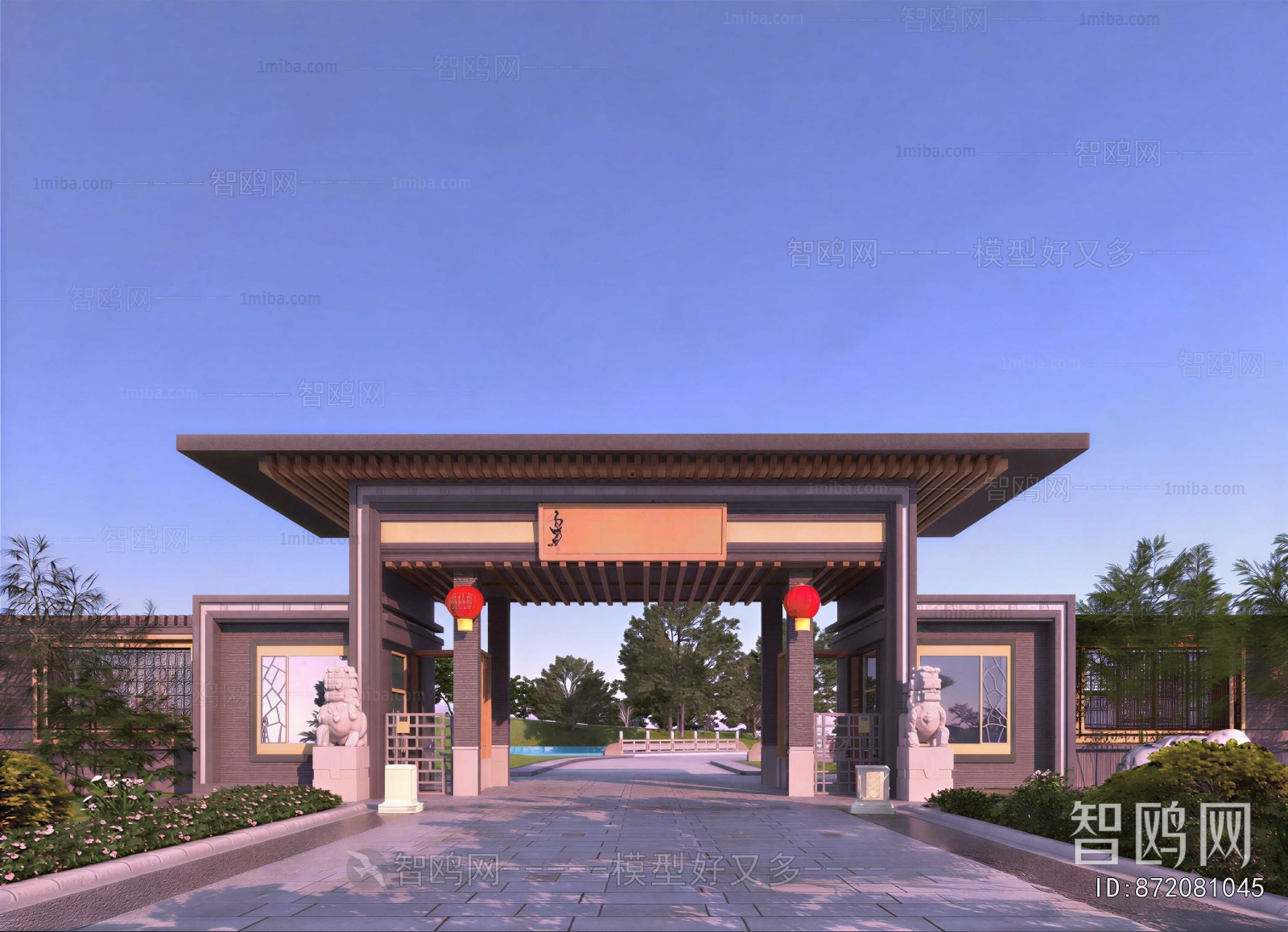 New Chinese Style Facade Element