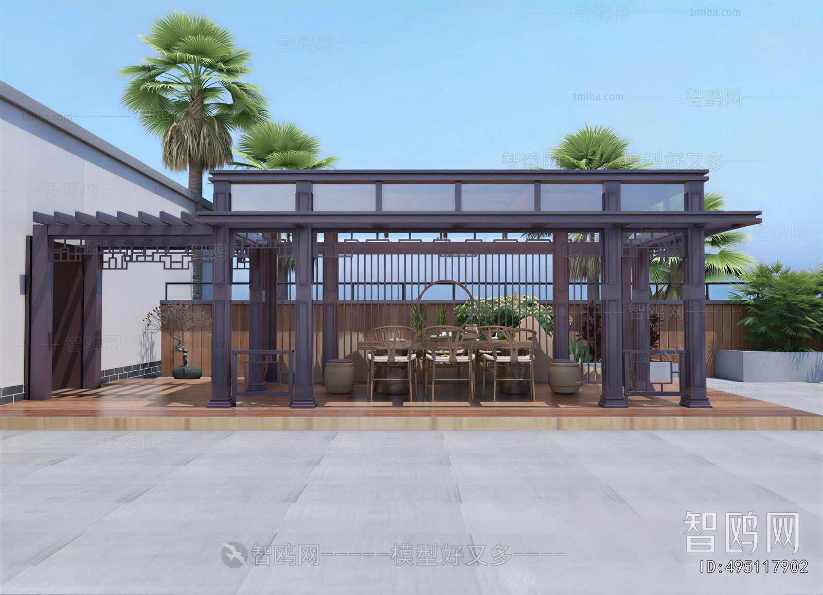 New Chinese Style Gallery Frame