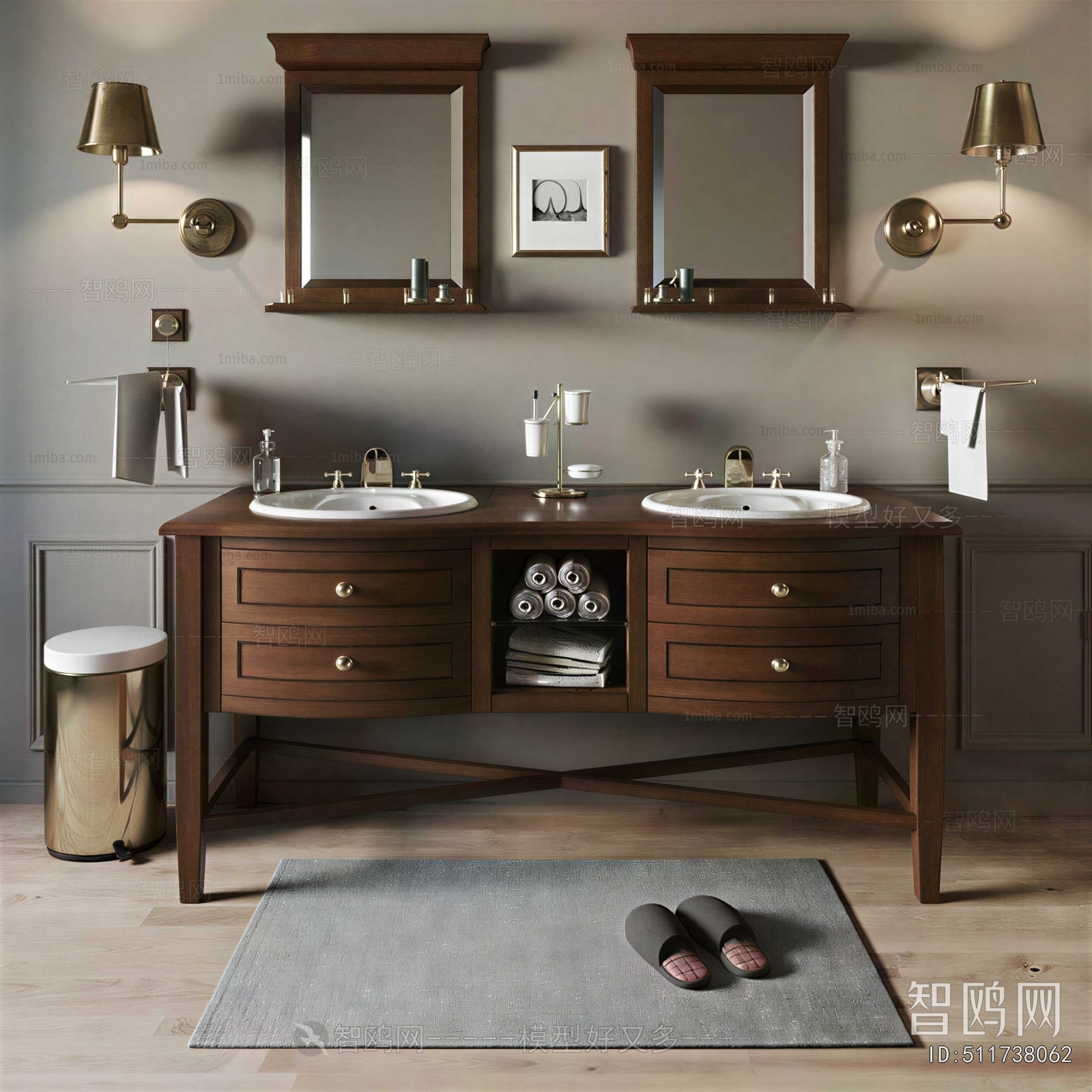 American Style Bathroom Cabinet