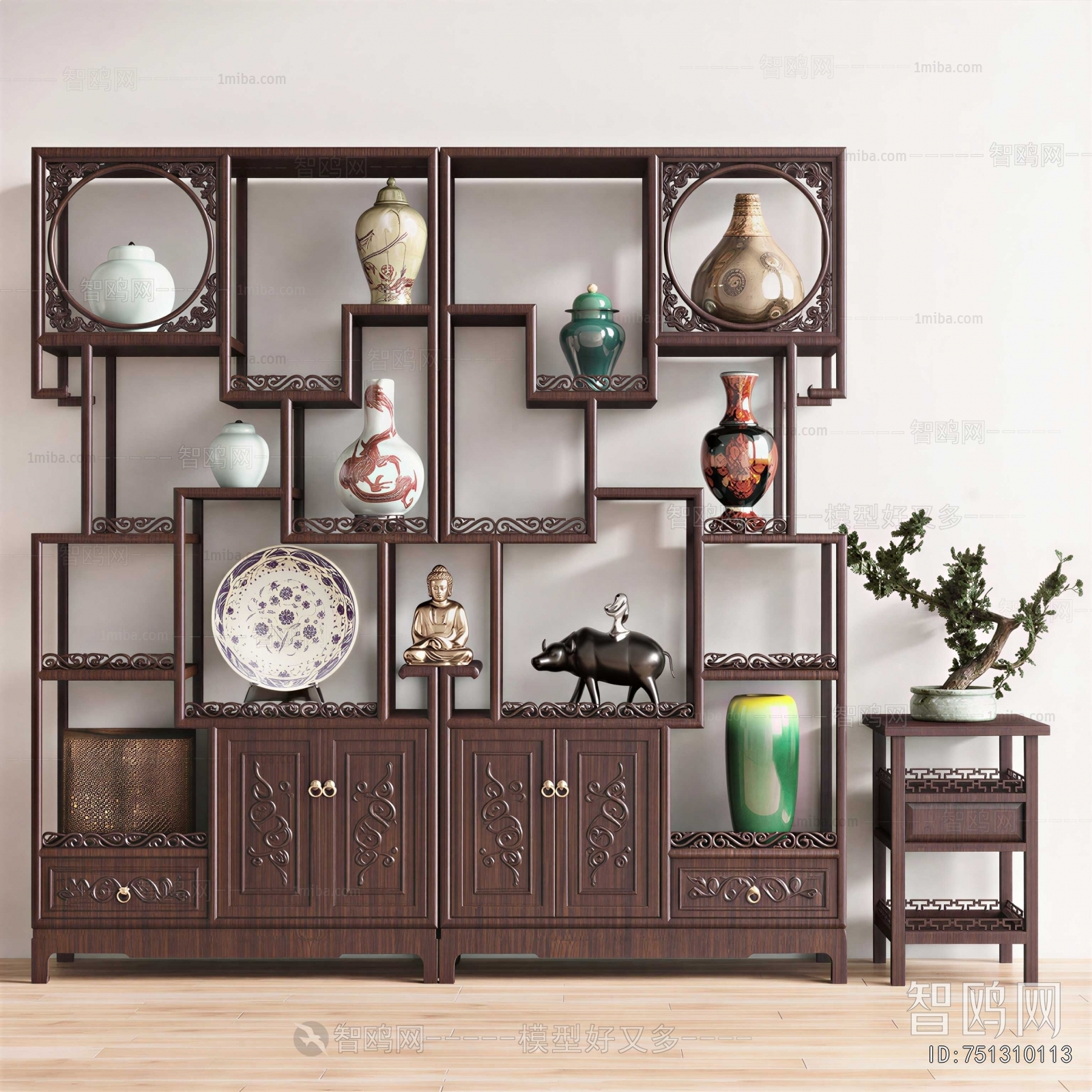 New Chinese Style Antique Rack
