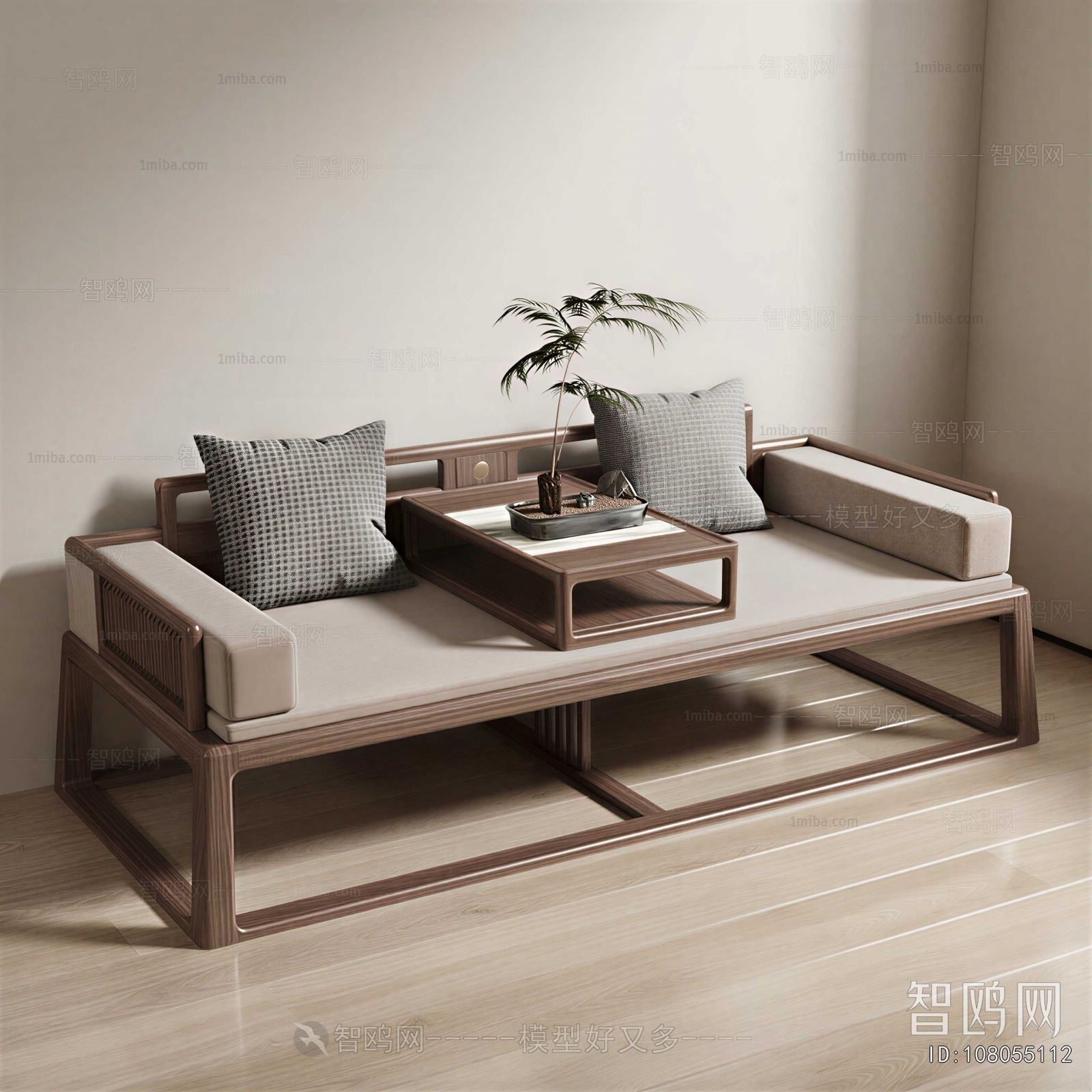 New Chinese Style Arhat Bed