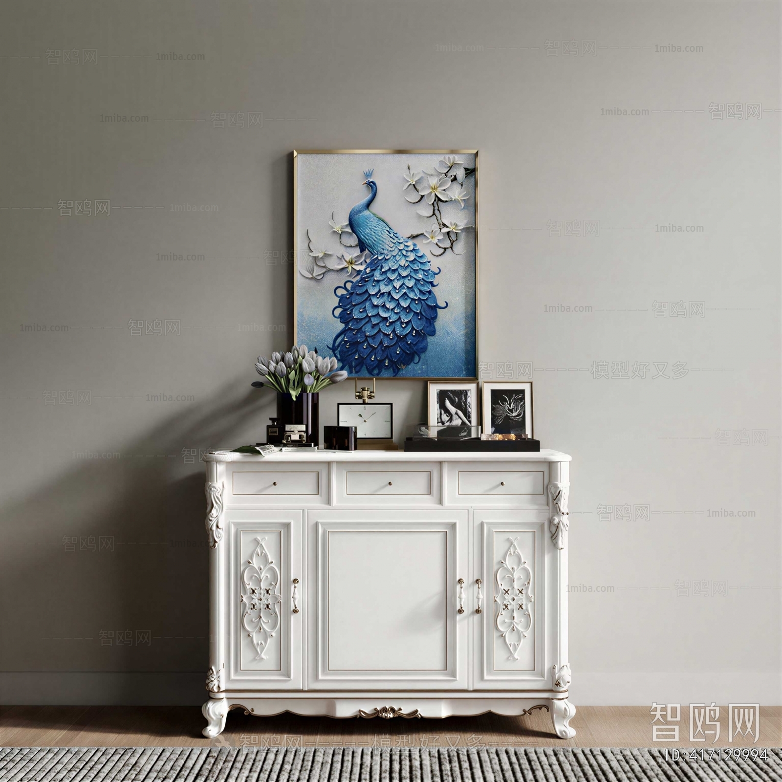 European Style Entrance Cabinet