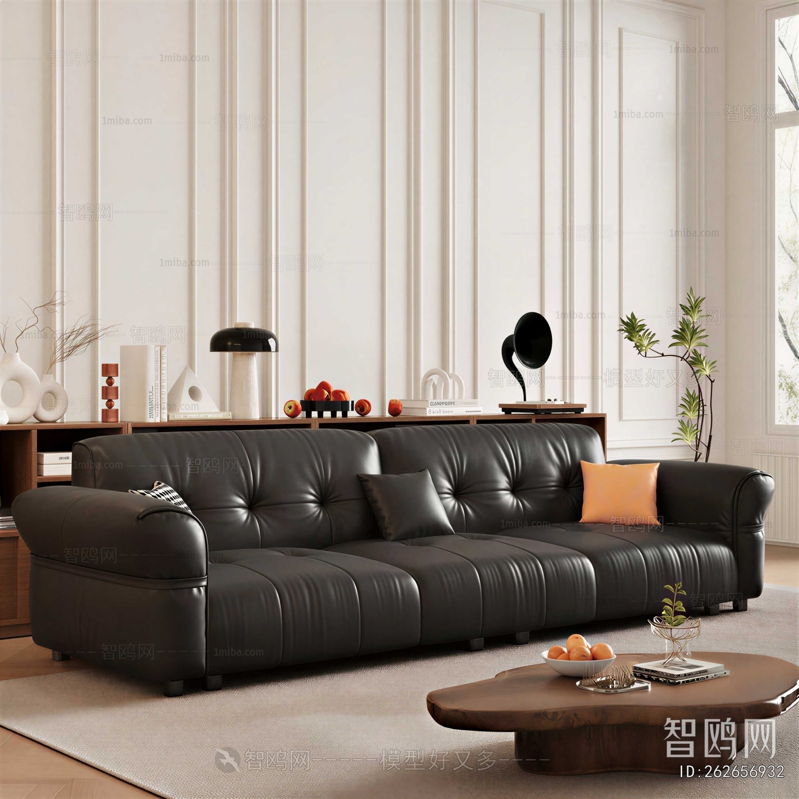 Modern Three-seat Sofa