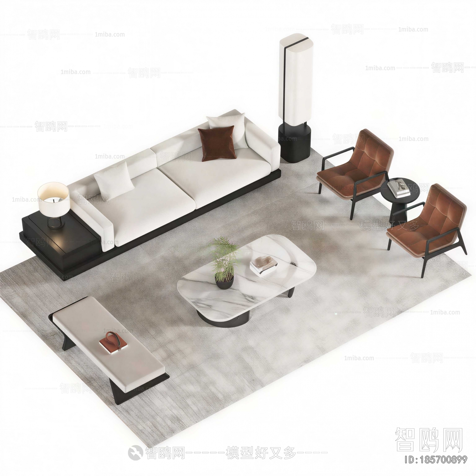 New Chinese Style Sofa Combination