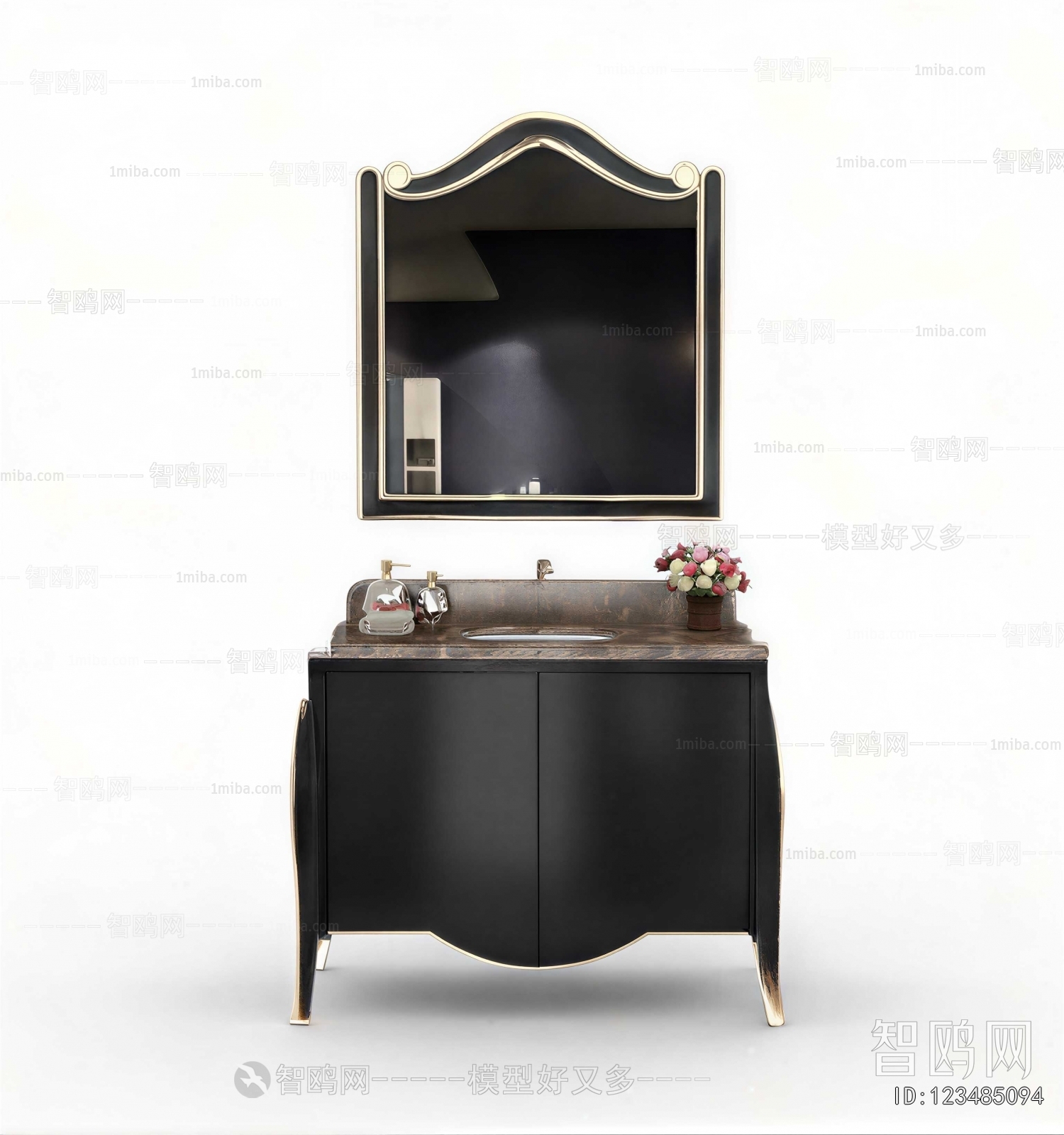 European Style Bathroom Cabinet