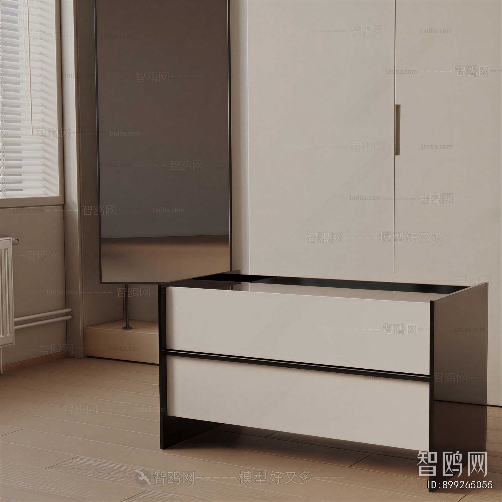 Modern Bedside Cupboard