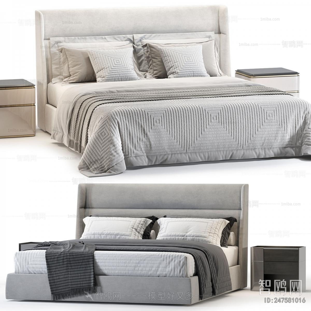 Modern Double Bed