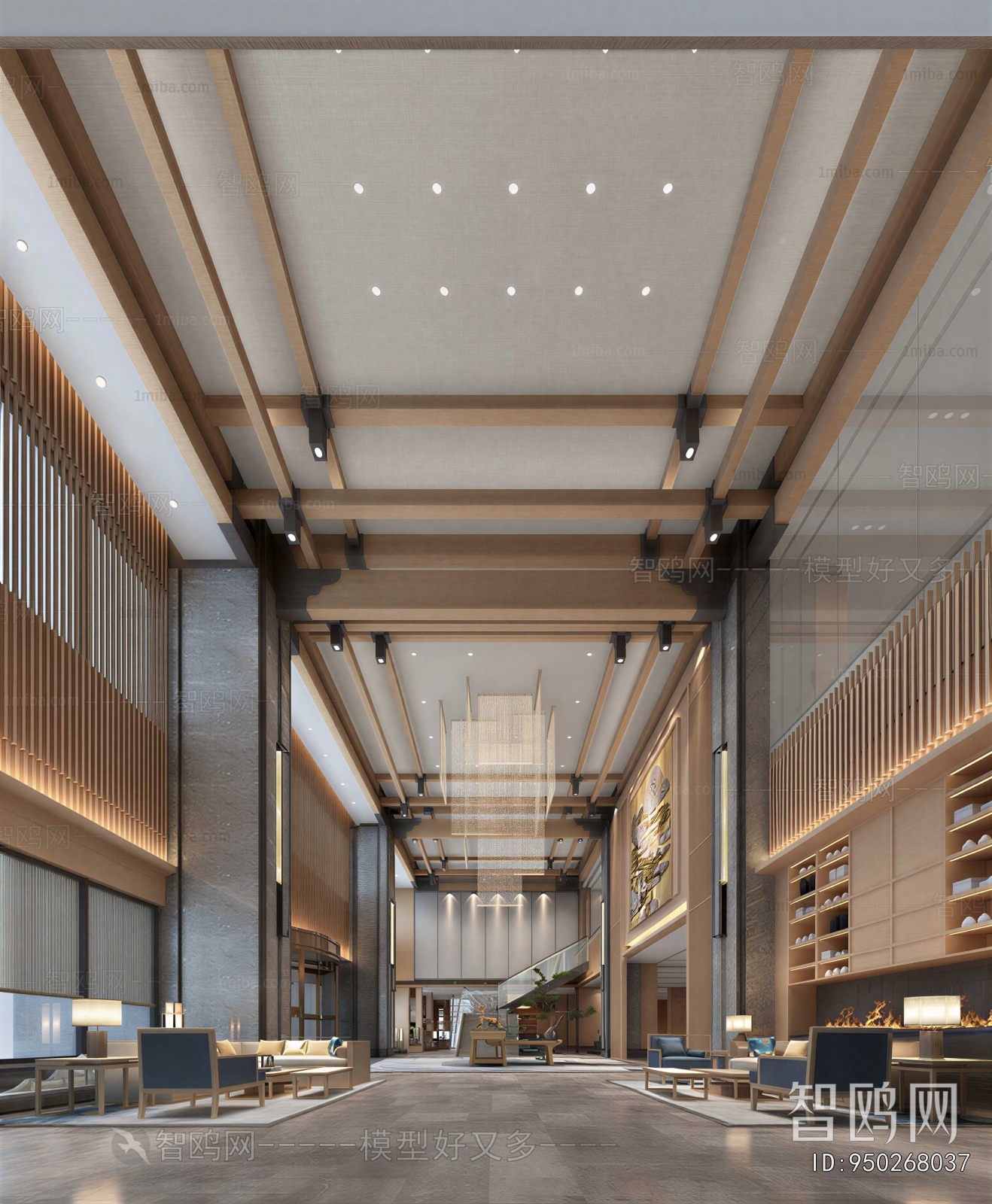 New Chinese Style Lobby Hall