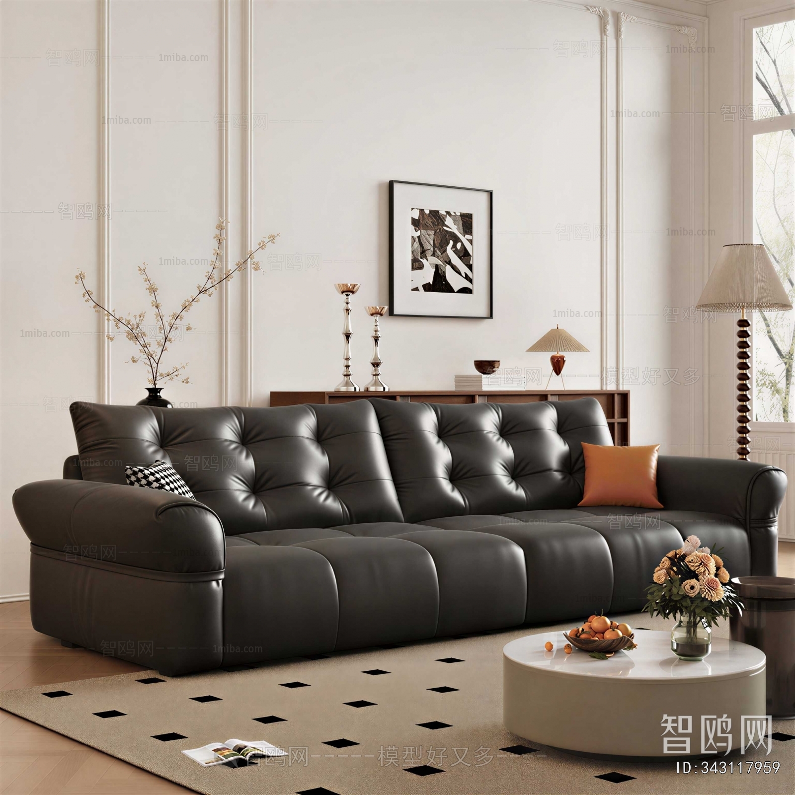 French Style Multi Person Sofa